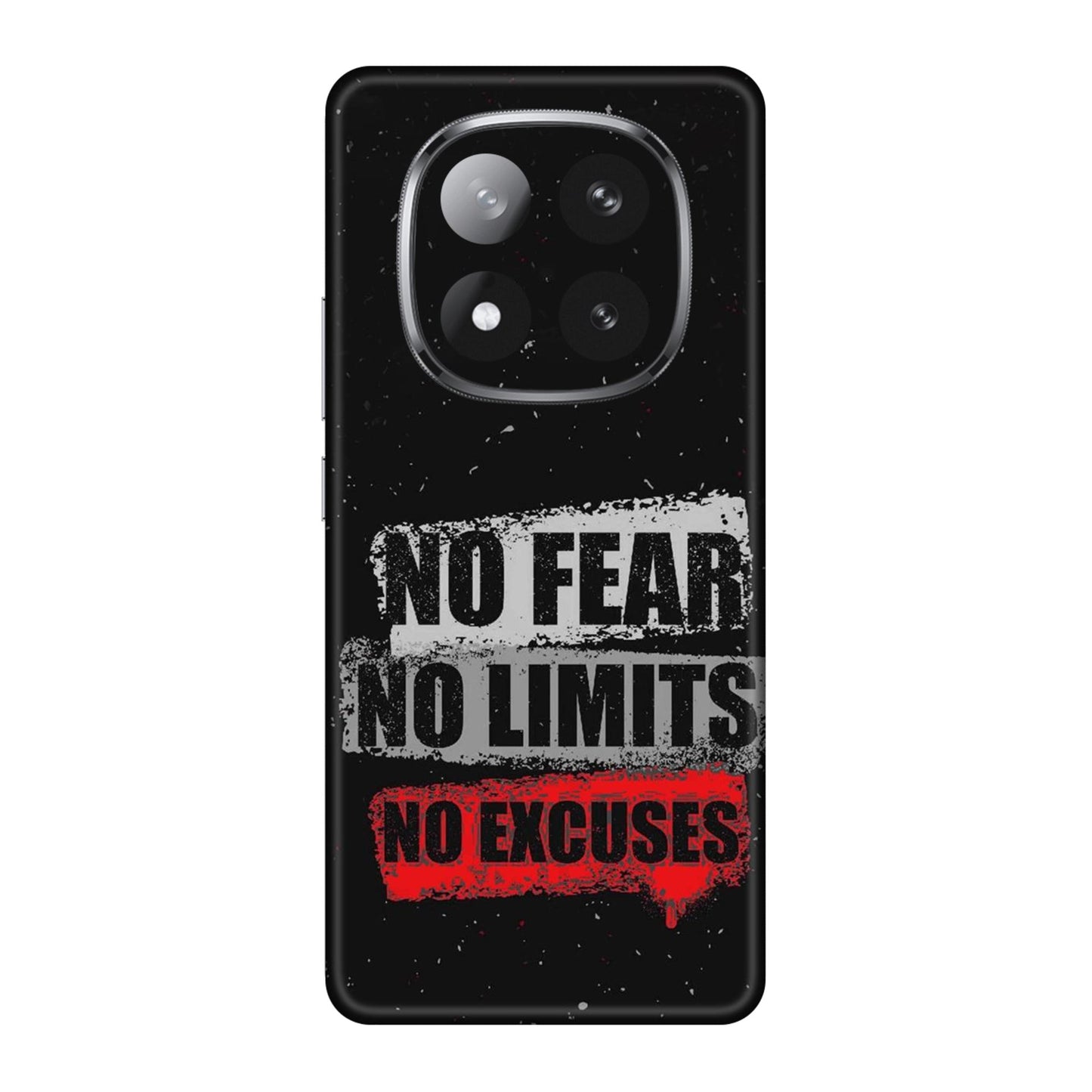 No Fear No Limits Mobile Skin For Redmi Note 14 Pro Plus 5g