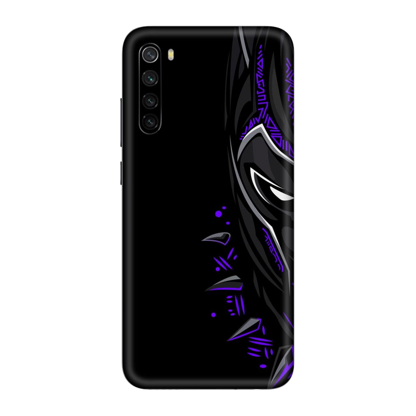 Neon Vibe Cat Mobile Skin For Redmi Note 8