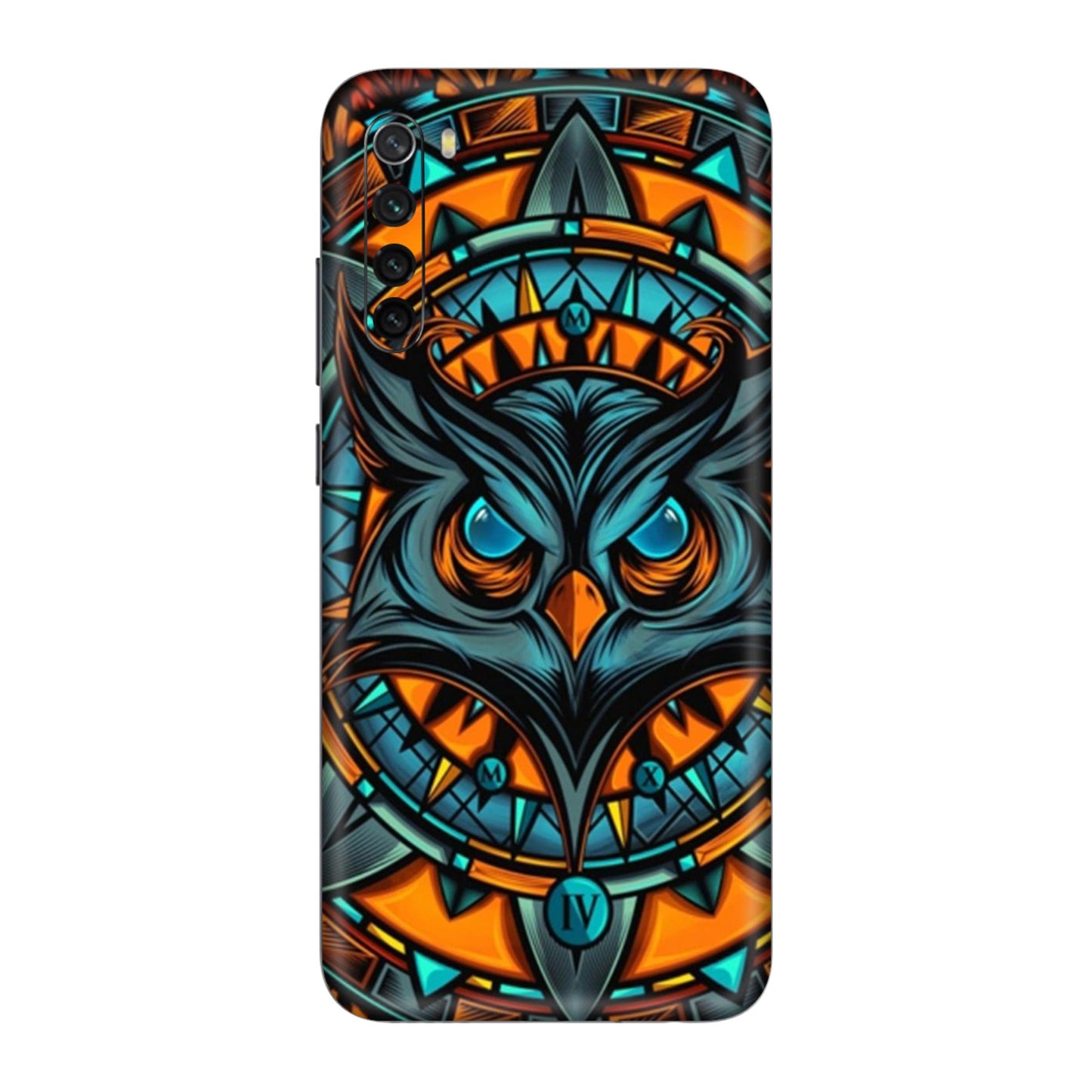 Spirit Owl Mandala Mobile Skin For Redmi Note 8