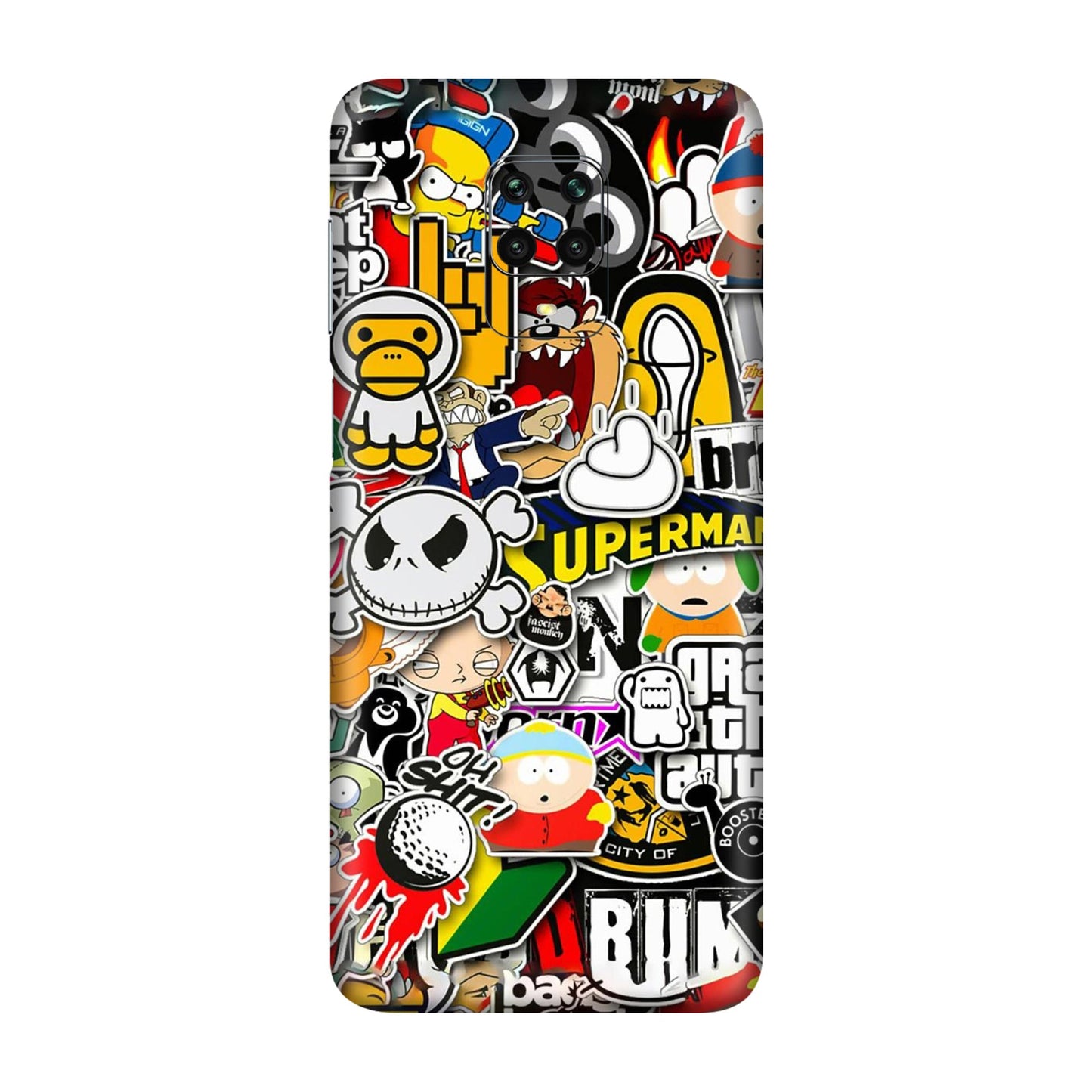Sukuna Tongue Out Energy Mobile Skin For Redmi Note 9s