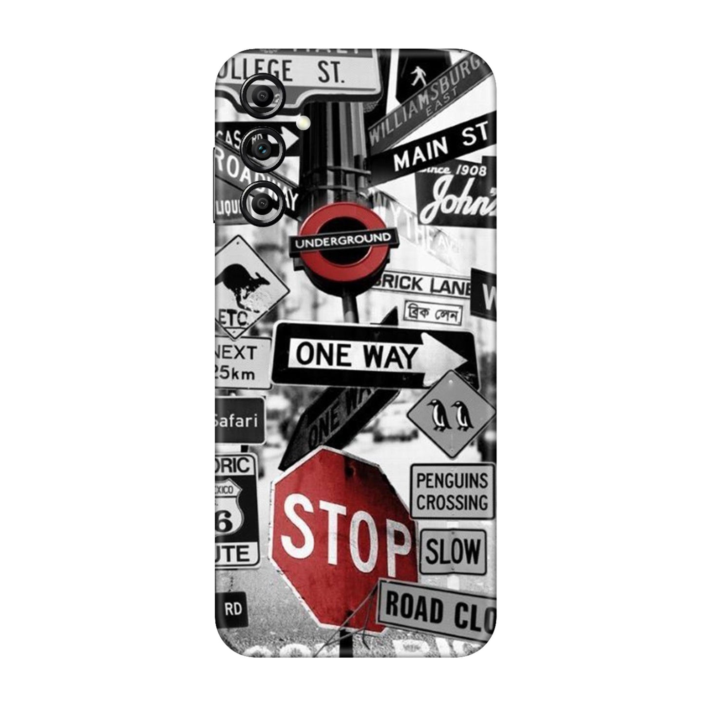 Global Urban Sign Bomb Mobile Skin For Samsung Galaxy A14 5g