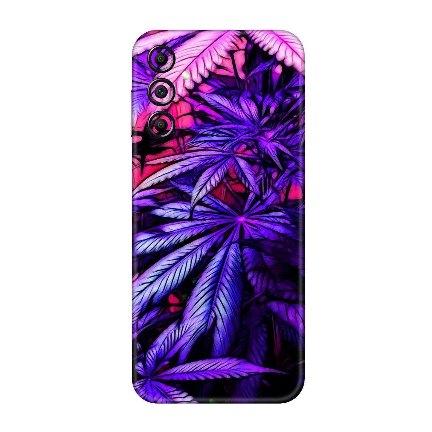 Neon Purple Herb Mobile Skin For Samsung Galaxy A14 5g