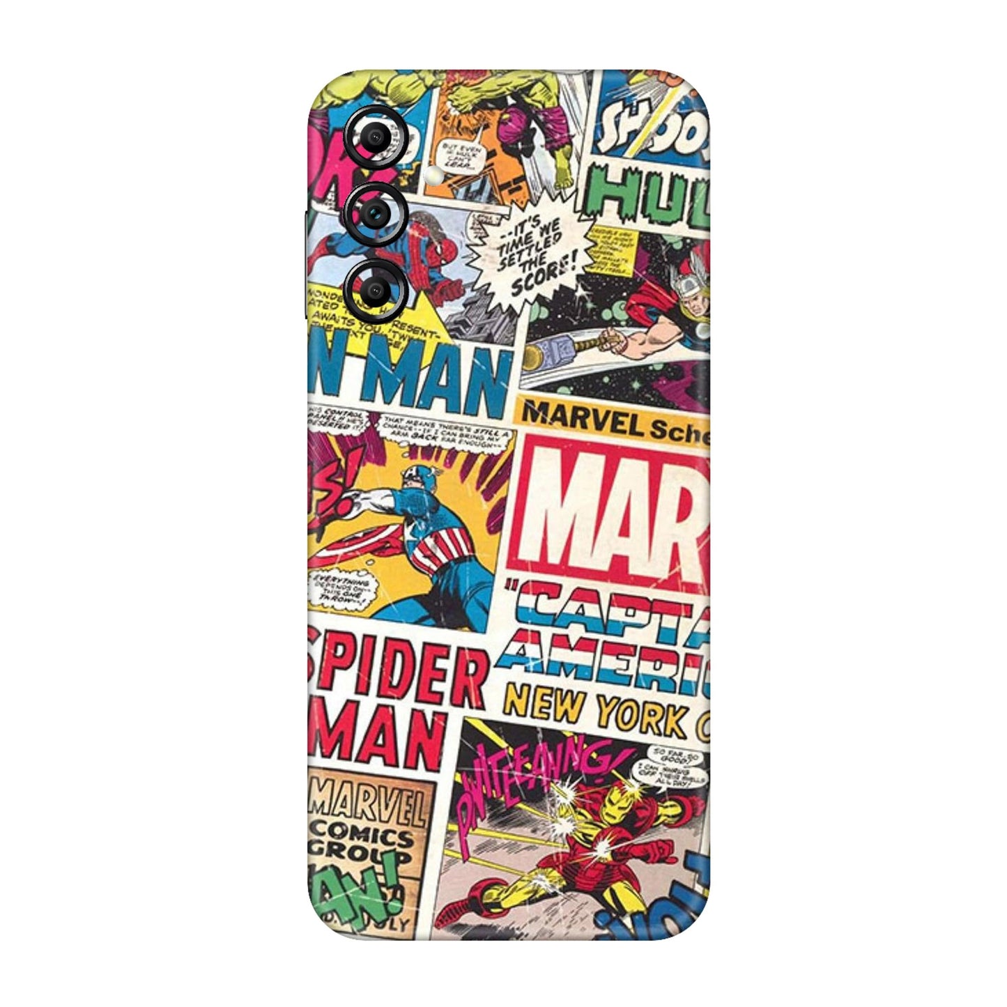 Vintage Marvel Comic Bomb Mobile Skin For Samsung Galaxy A14 5g