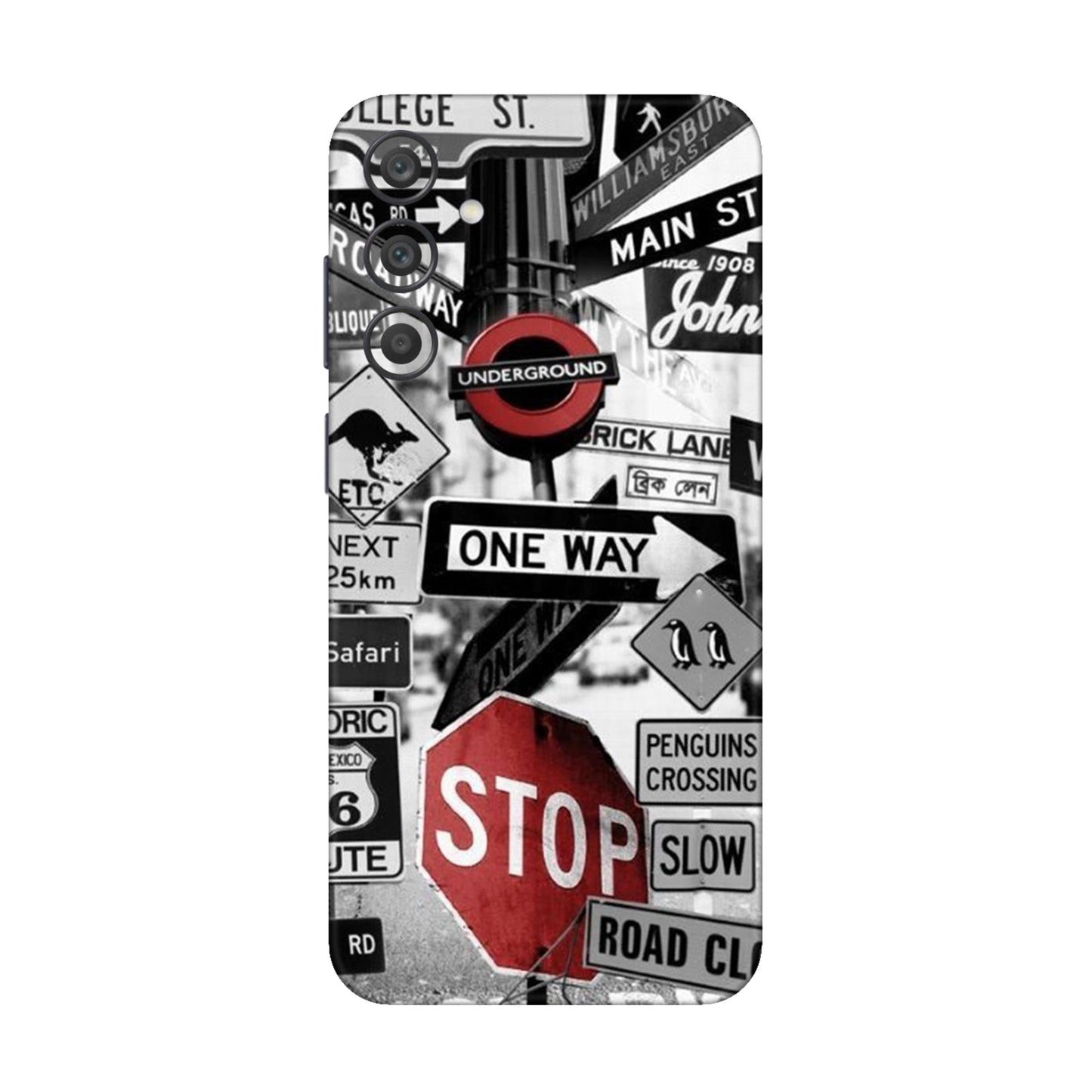 Global Urban Sign Bomb Mobile Skin For Samsung Galaxy A15 5g
