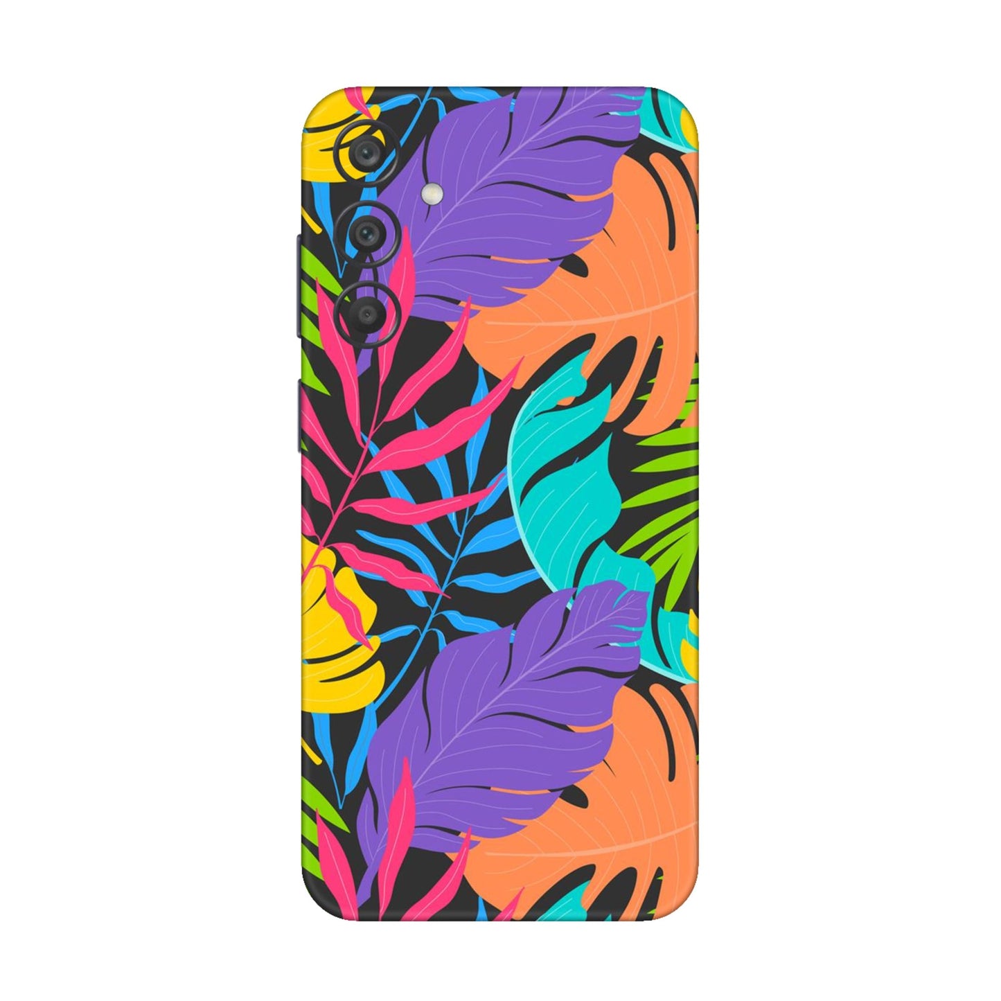 Neon Jungle Leaves Mobile Skin For Samsung Galaxy A15 5g