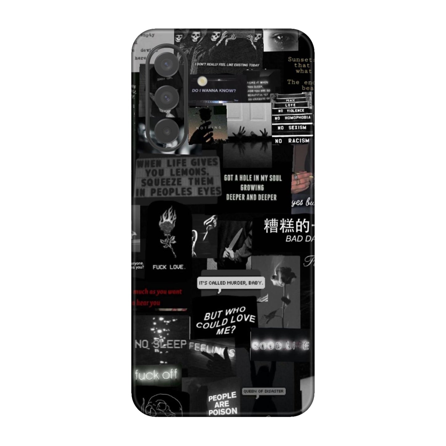 Bad Day Dark Collage Mobile Skin For Samsung Galaxy A26 5g