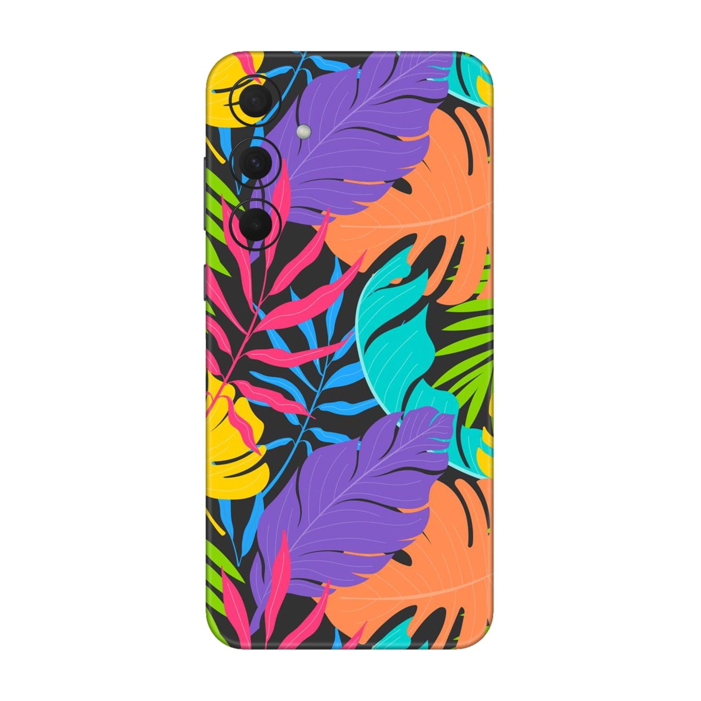 Neon Jungle Leaves Mobile Skin For Samsung Galaxy A35 5g