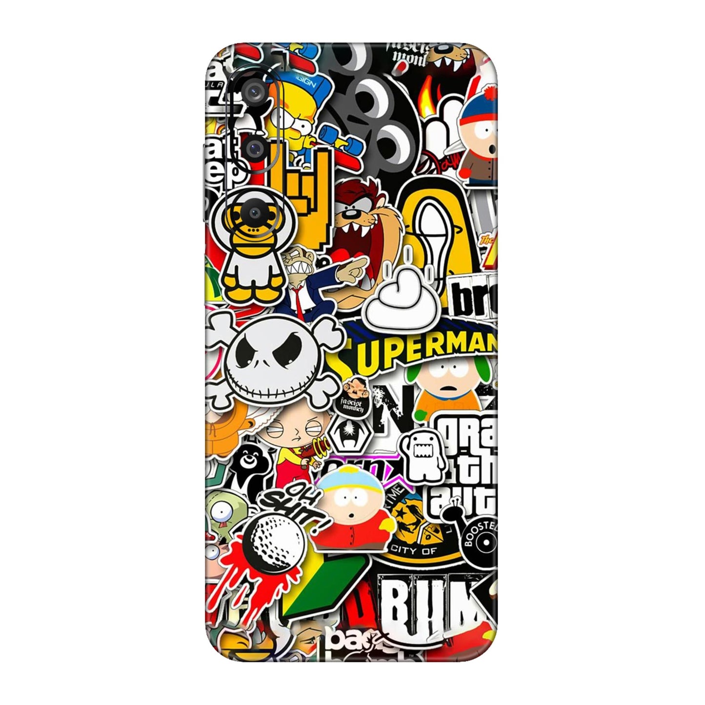 Sukuna Tongue Out Energy Mobile Skin For Samsung Galaxy F16 5g