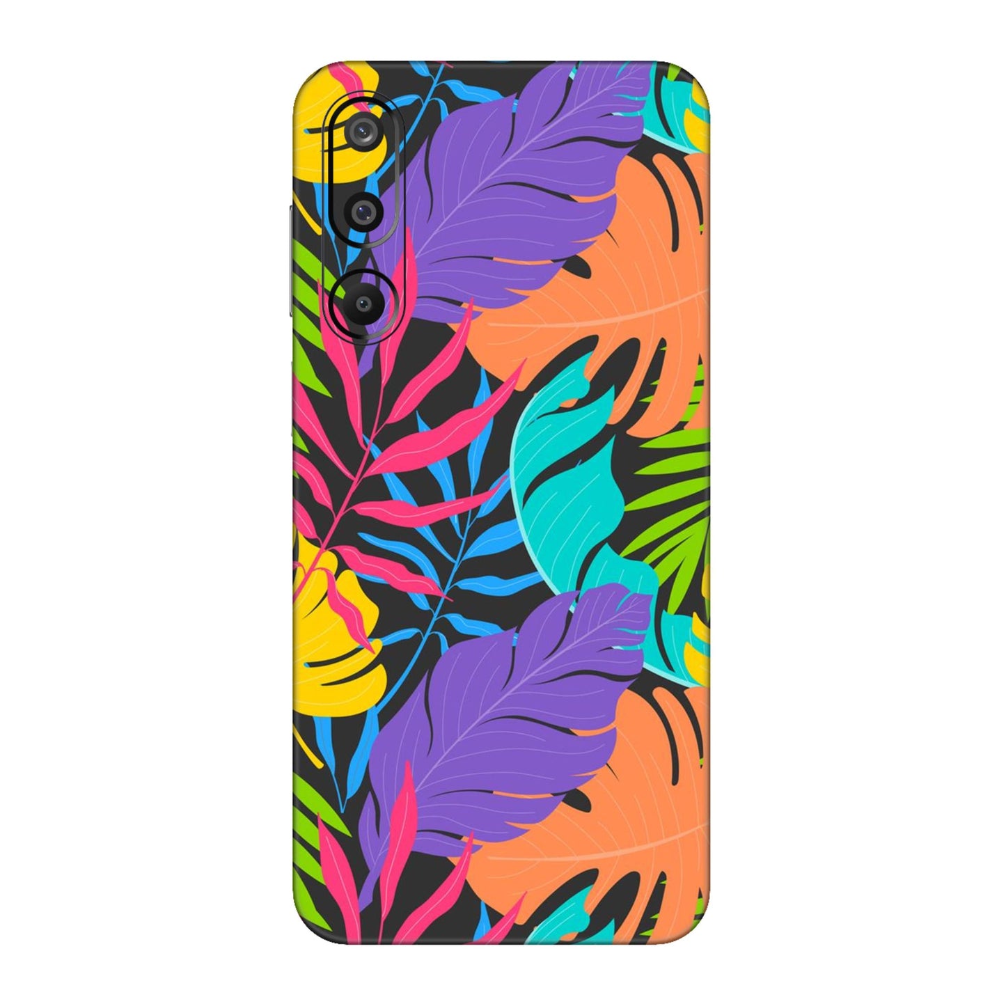 Neon Jungle Leaves Mobile Skin For Samsung Galaxy M16 5g