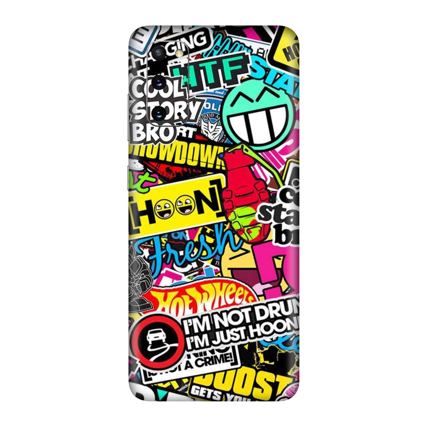 Hoonigan Sticker Bomb Mobile Skin For Samsung Galaxy S20