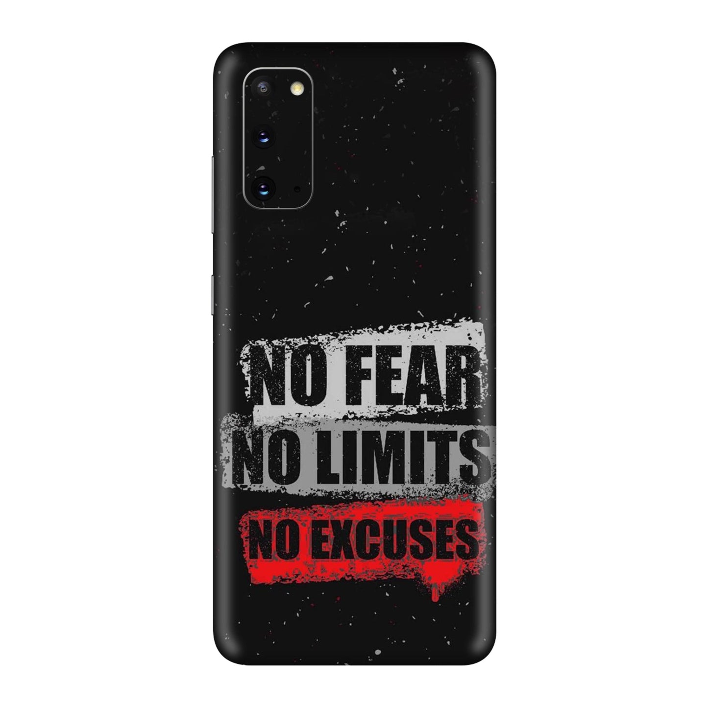 No Fear No Limits Mobile Skin For Samsung Galaxy S20