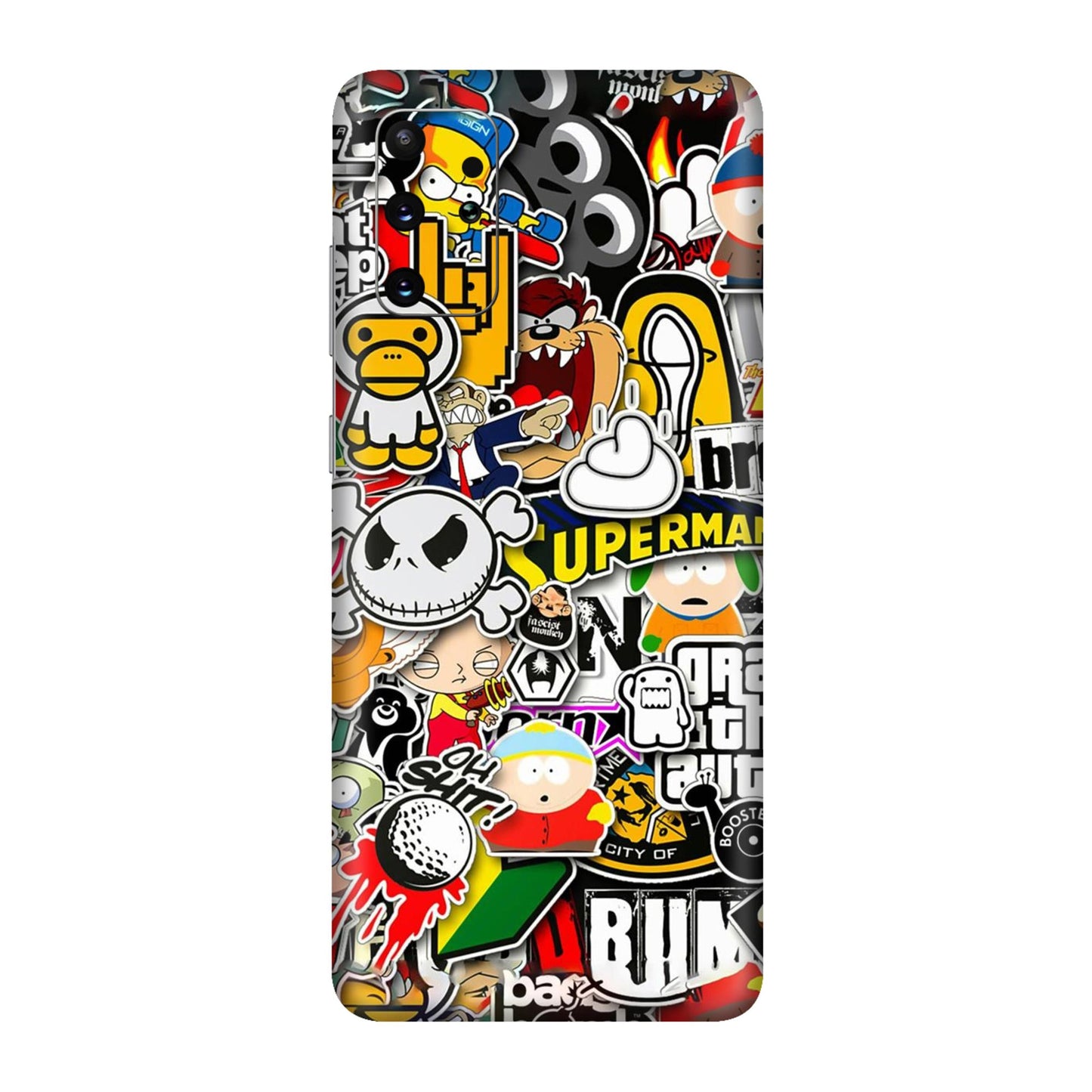 Sukuna Tongue Out Energy Mobile Skin For Samsung Galaxy S20 Plus