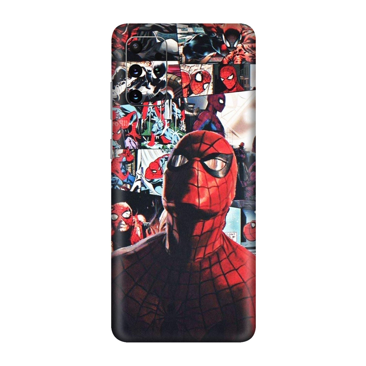 Vintage Spider Man Collage Mobile Skin For Samsung Galaxy S20 Plus