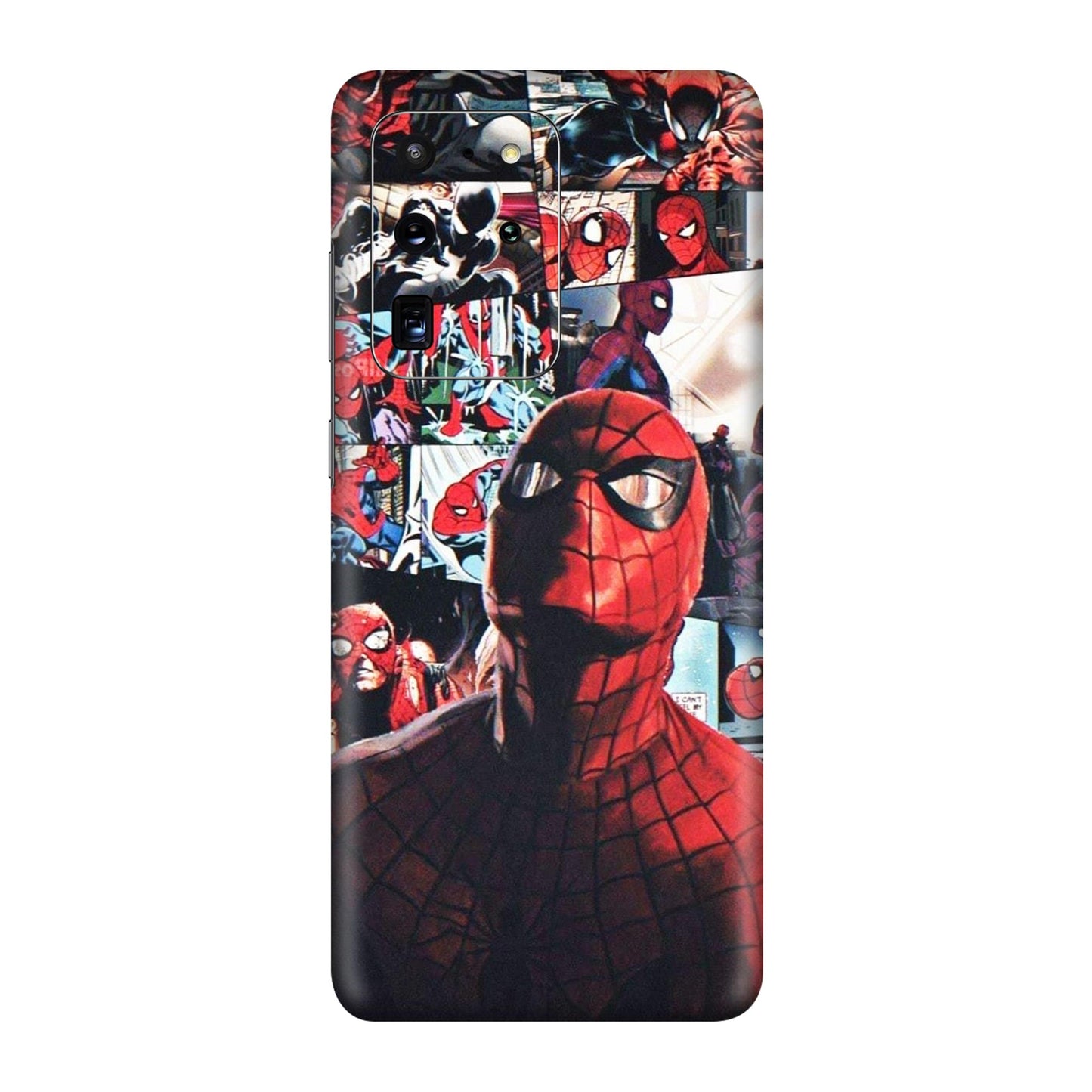 Vintage Spider Man Collage Mobile Skin For Samsung Galaxy S20 Ultra
