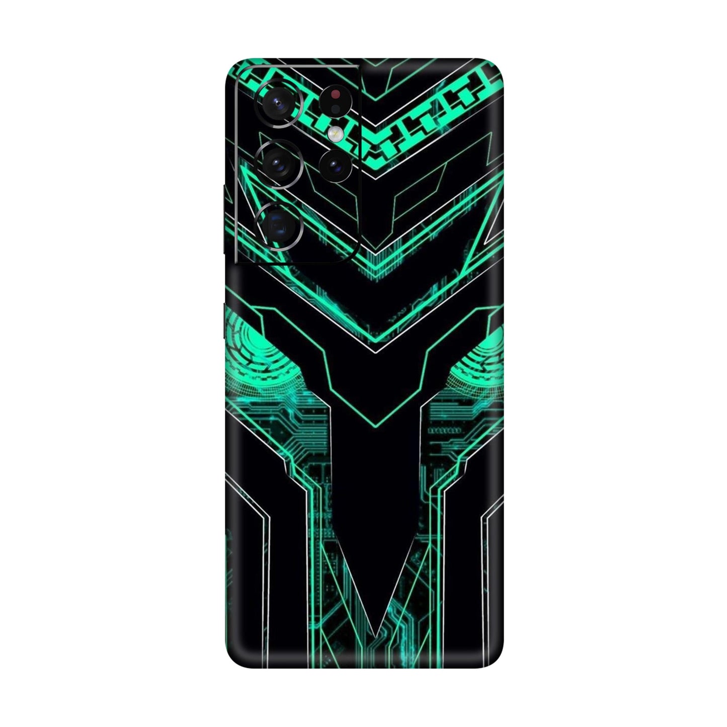 Neon Circuit Predator Mobile Skin For Samsung Galaxy S21 Ultra 5g