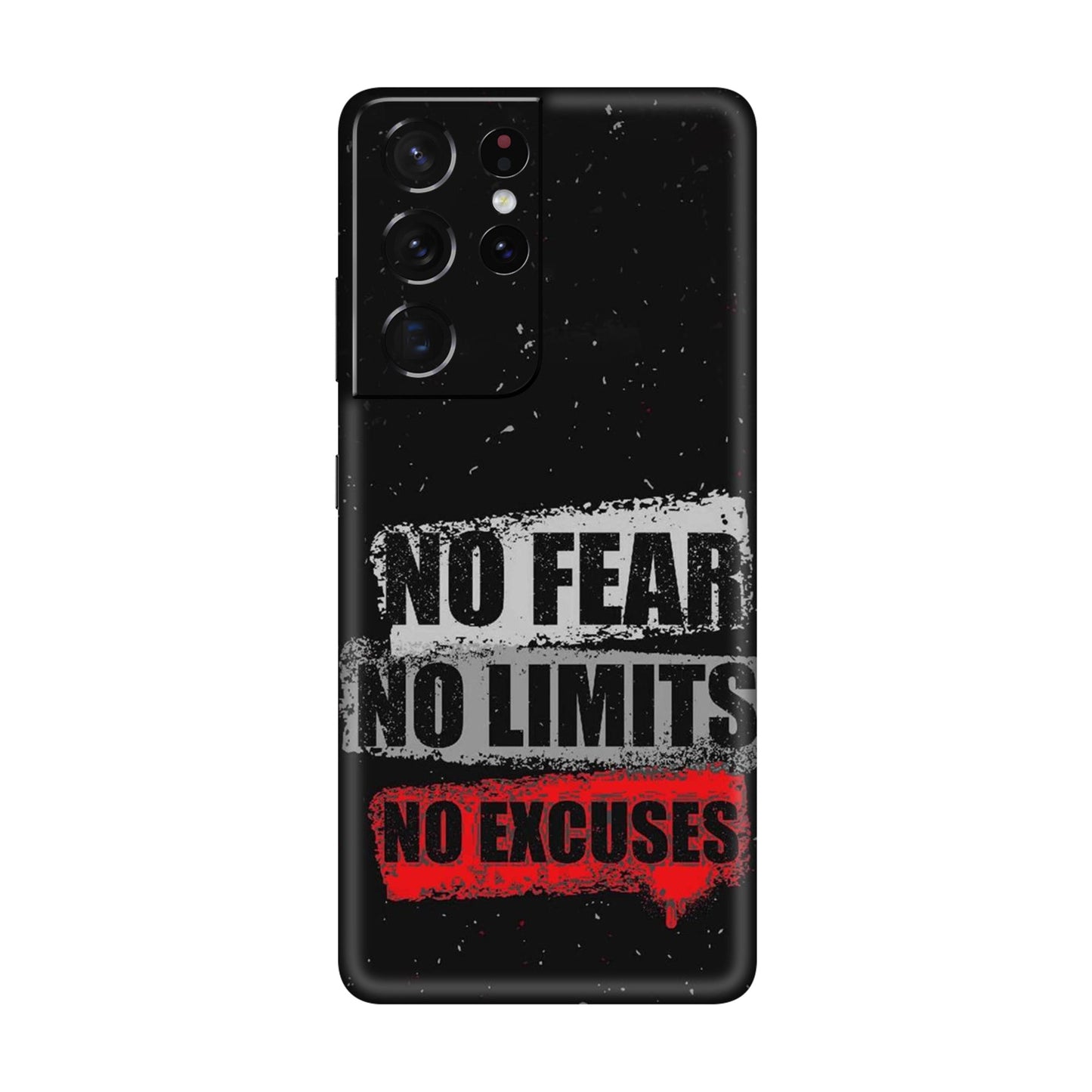 No Fear No Limits Mobile Skin For Samsung Galaxy S21 Ultra 5g