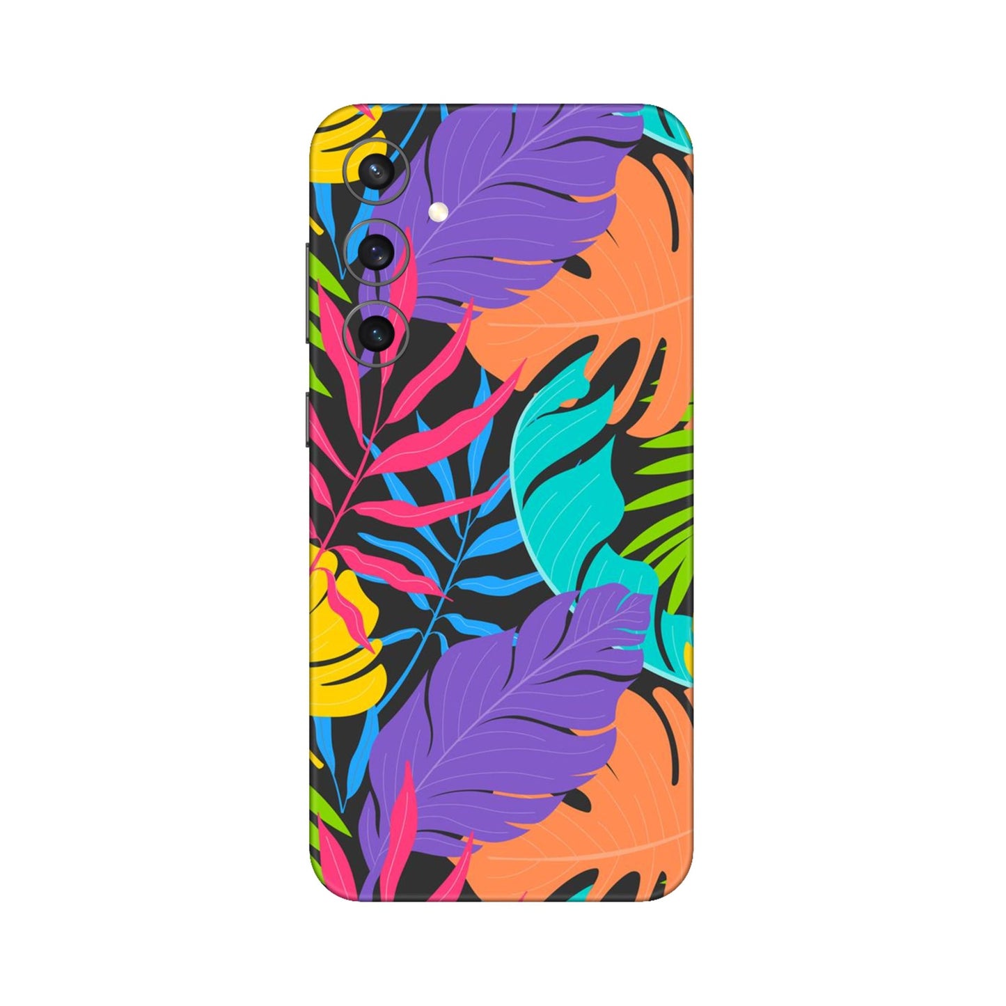 Neon Jungle Leaves Mobile Skin For Samsung Galaxy S23 Fe 5g