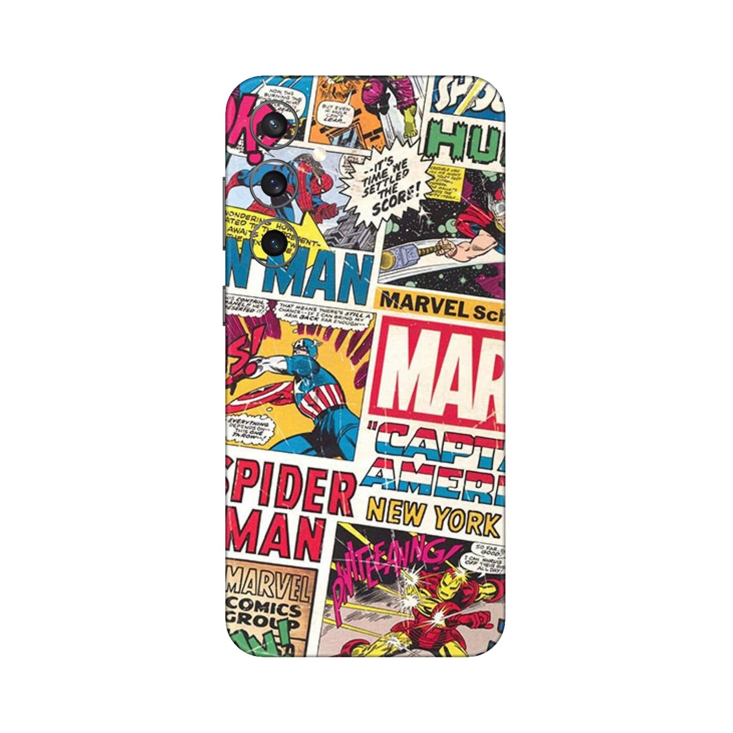 Vintage Marvel Comic Bomb Mobile Skin For Samsung Galaxy S23 Fe 5g