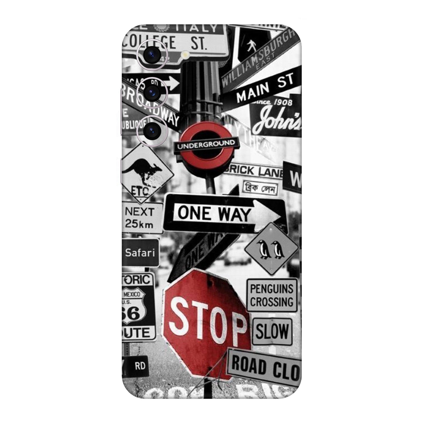 Global Urban Sign Bomb Mobile Skin For Samsung Galaxy S23 Plus 5g