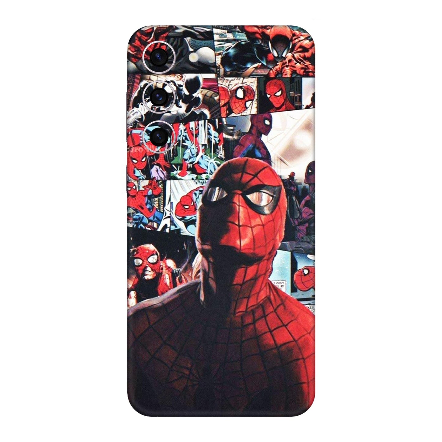 Vintage Spider Man Collage Mobile Skin For Samsung Galaxy S23 Plus 5g