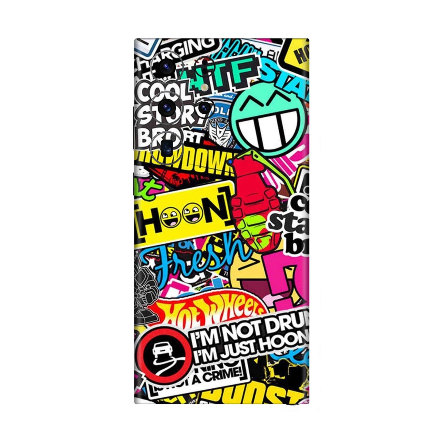 Hoonigan Sticker Bomb Mobile Skin For Samsung Galaxy S23 Ultra 5g