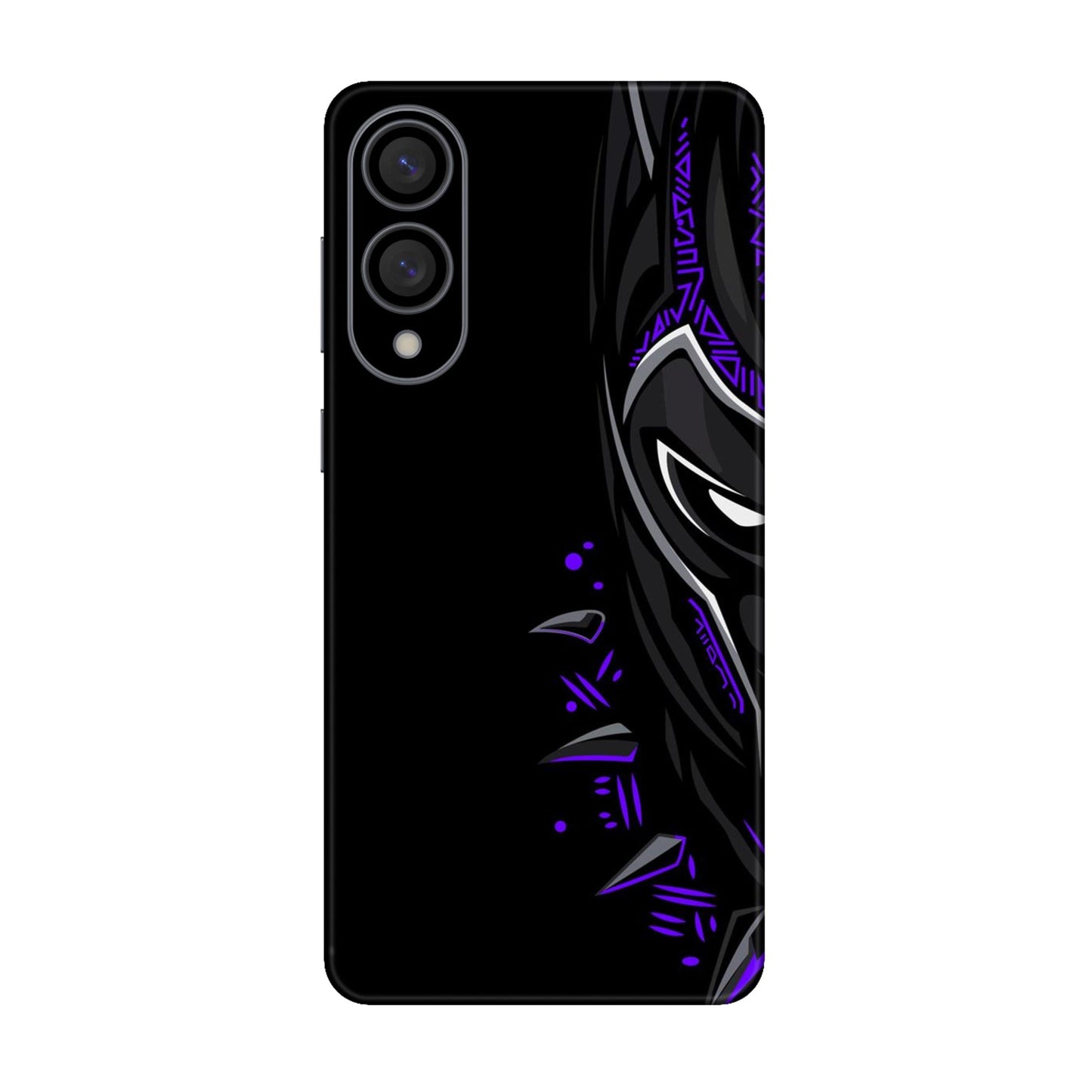 Neon Vibe Cat Mobile Skin For Samsung Galaxy S25 Edge 5g