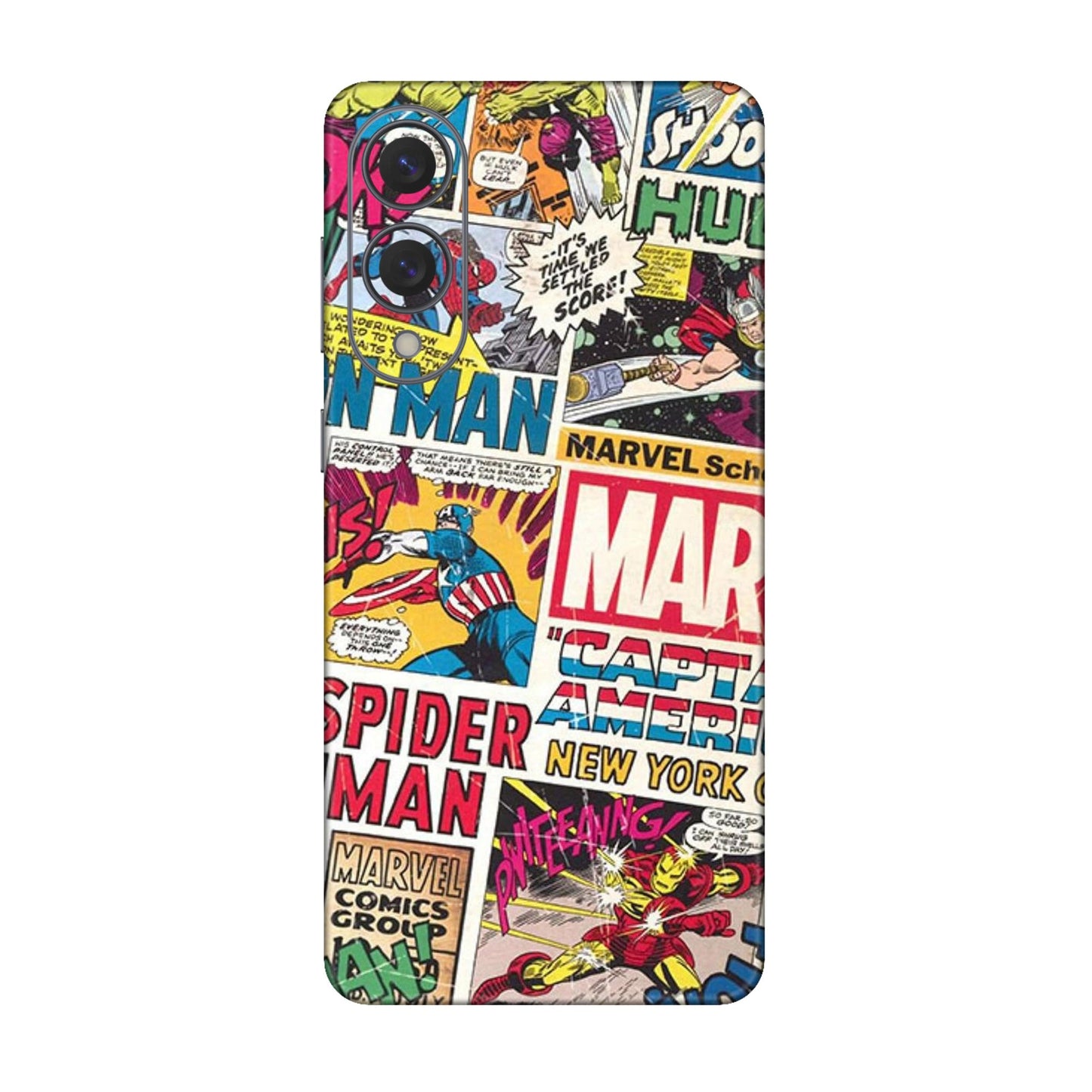 Vintage Marvel Comic Bomb Mobile Skin For Samsung Galaxy S25 Edge 5g