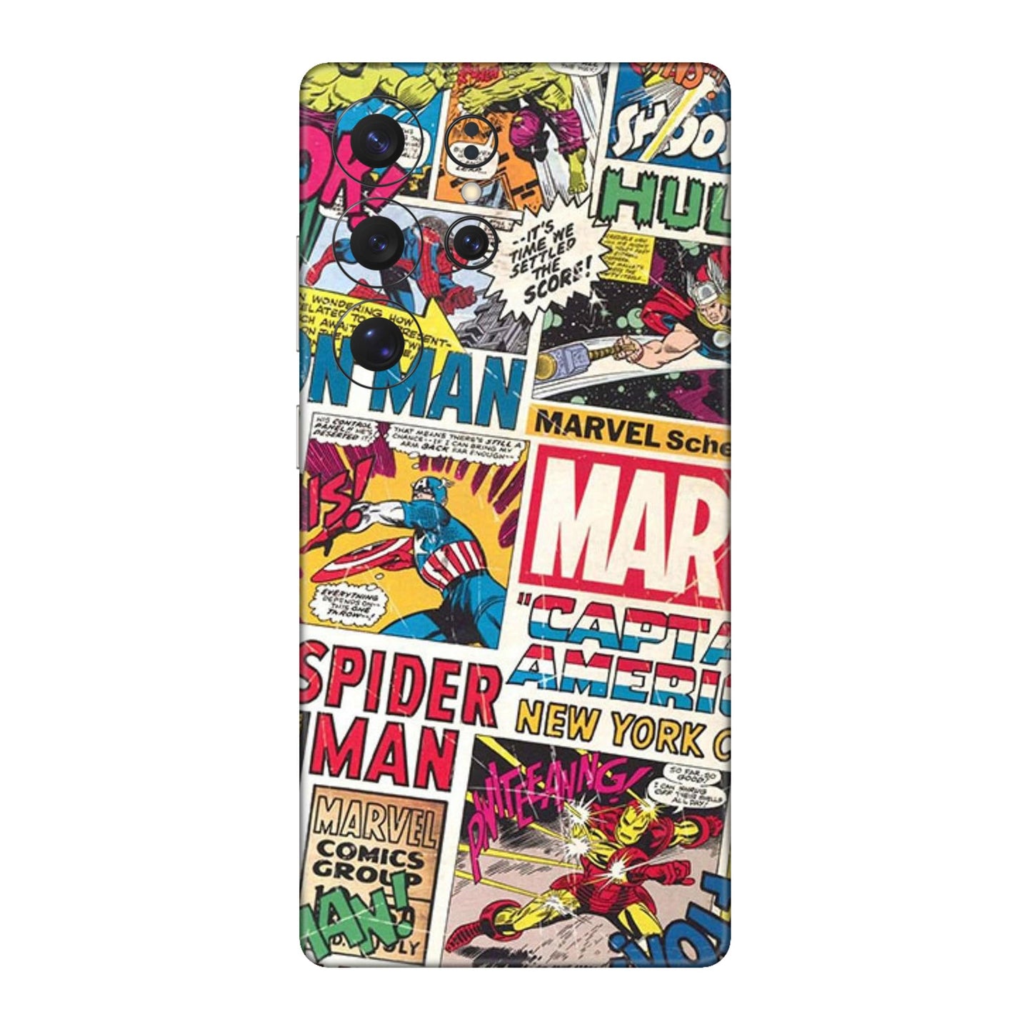 Vintage Marvel Comic Bomb Mobile Skin For Samsung Galaxy S25 Ultra 5g