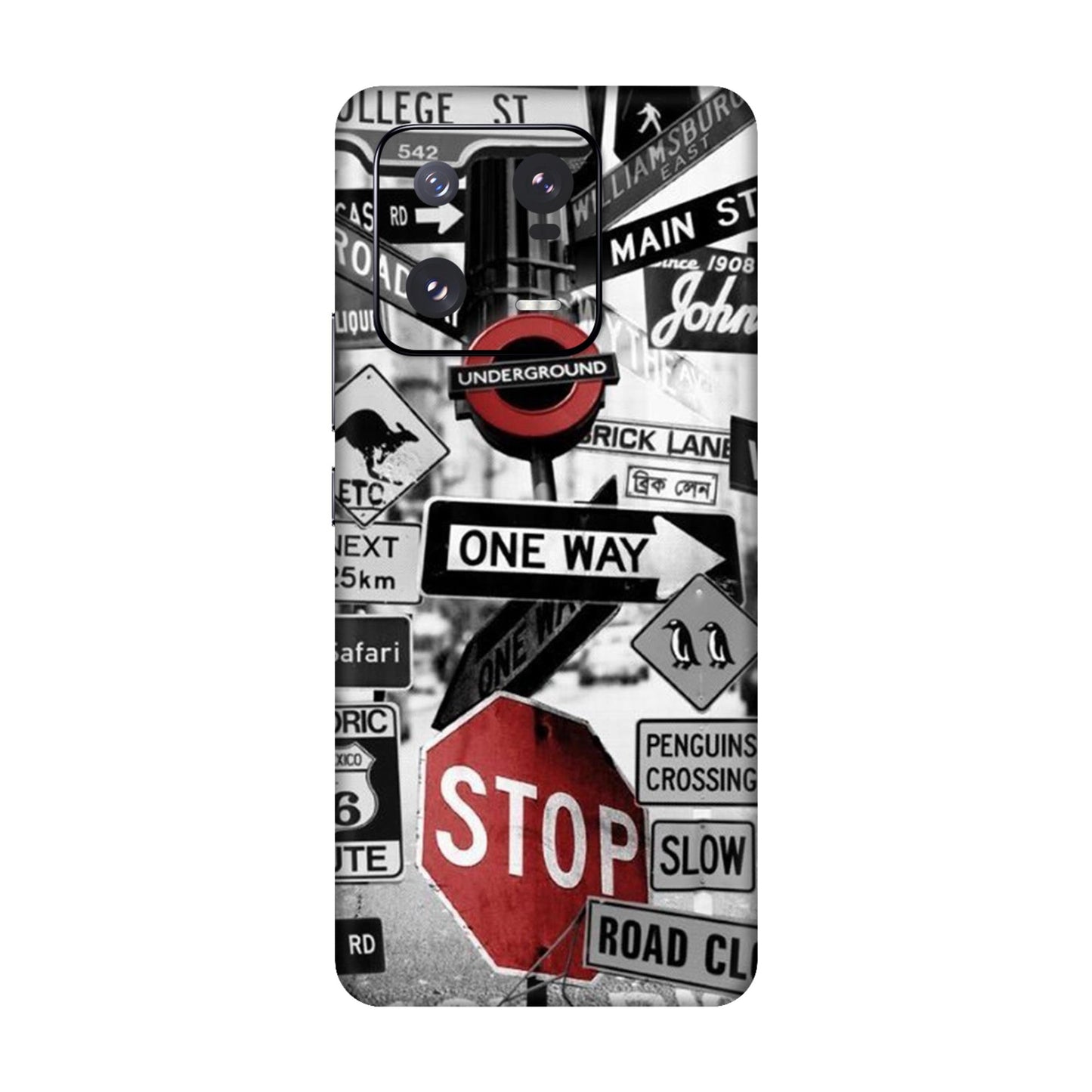 Global Urban Sign Bomb Mobile Skin For Xiaomi 13 Pro 5g