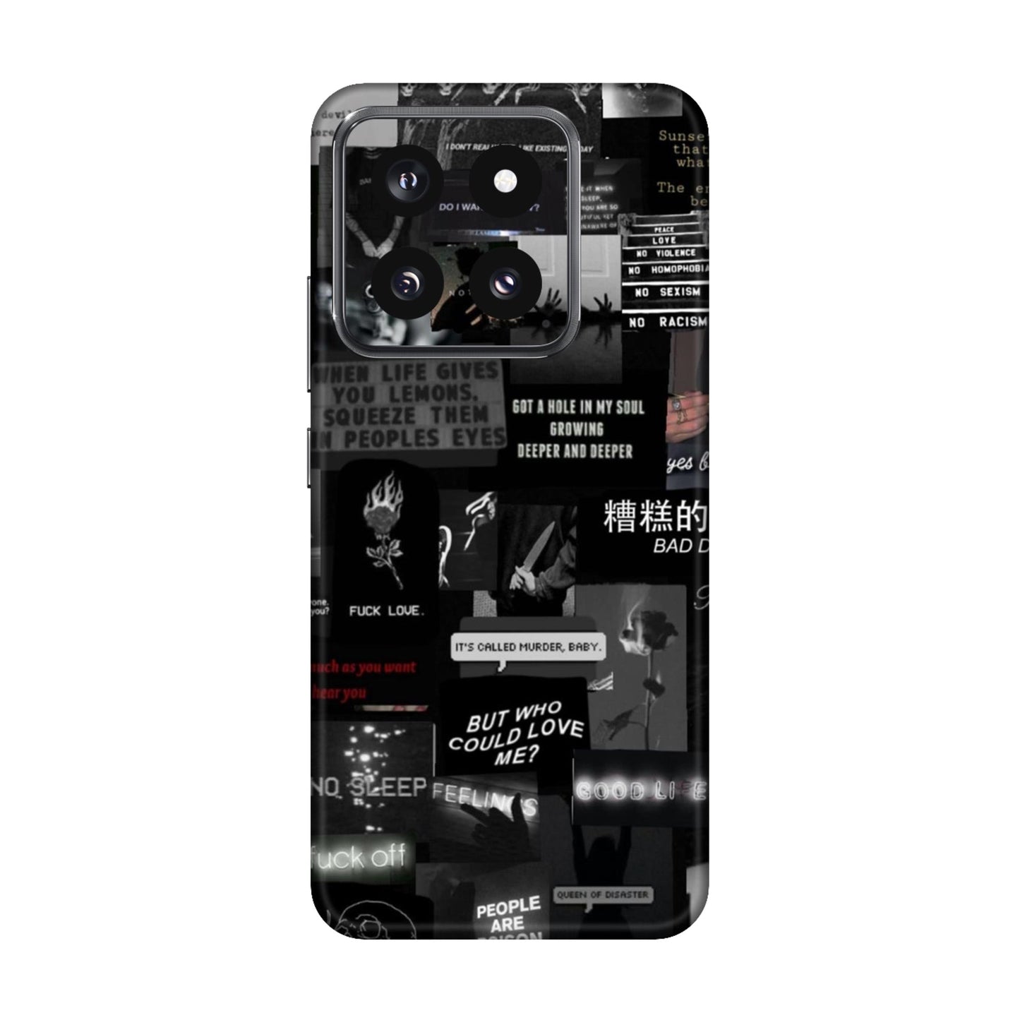 Bad Day Dark Collage Mobile Skin For Xiaomi 14 5g