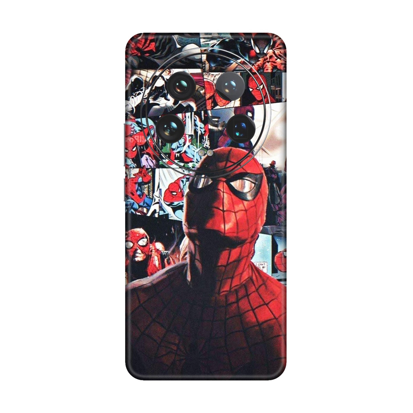 Vintage Spider Man Collage Mobile Skin For Xiaomi 14 Ultra 5g
