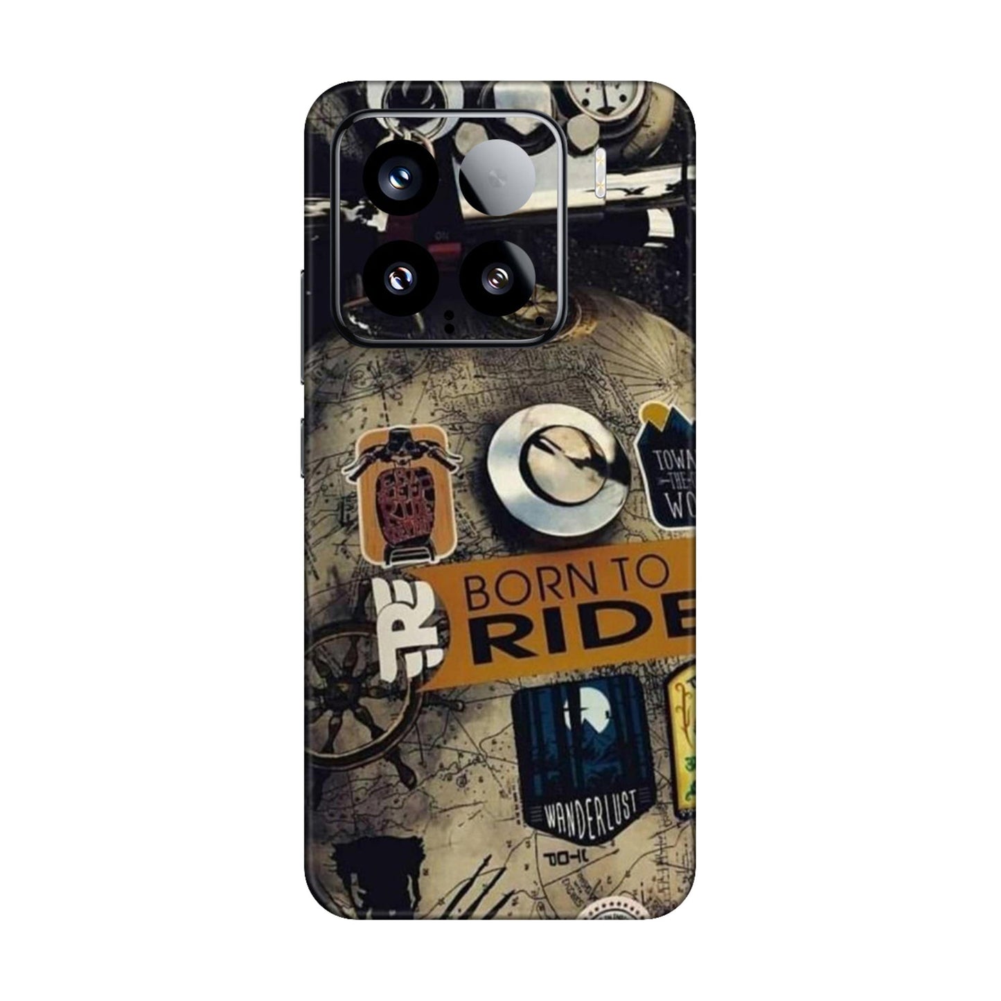 Born to Ride World Map Mobile Skin For Xiaomi 15 5g
