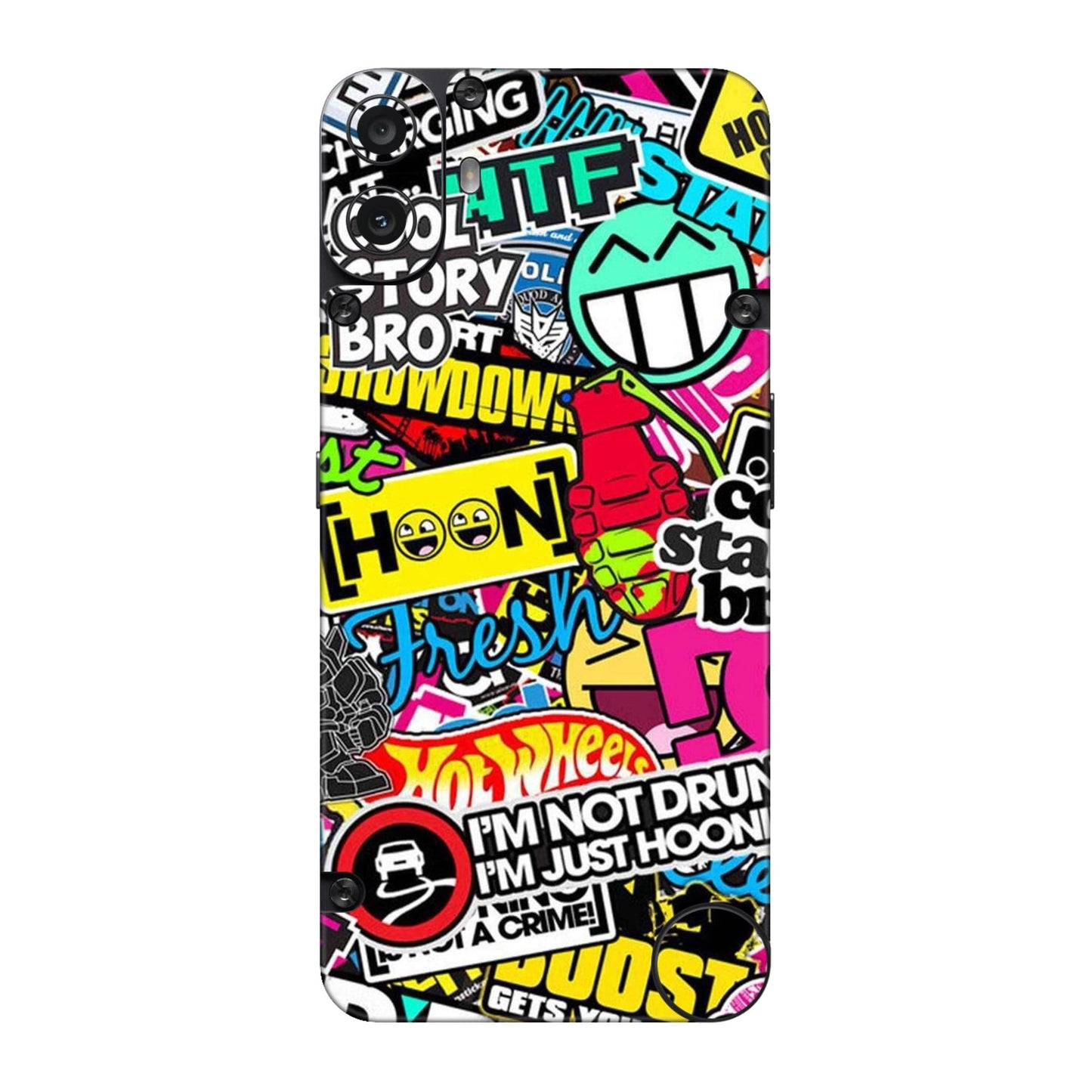 Hoonigan Sticker Bomb Mobile Skin For CMF Phone 1 5g