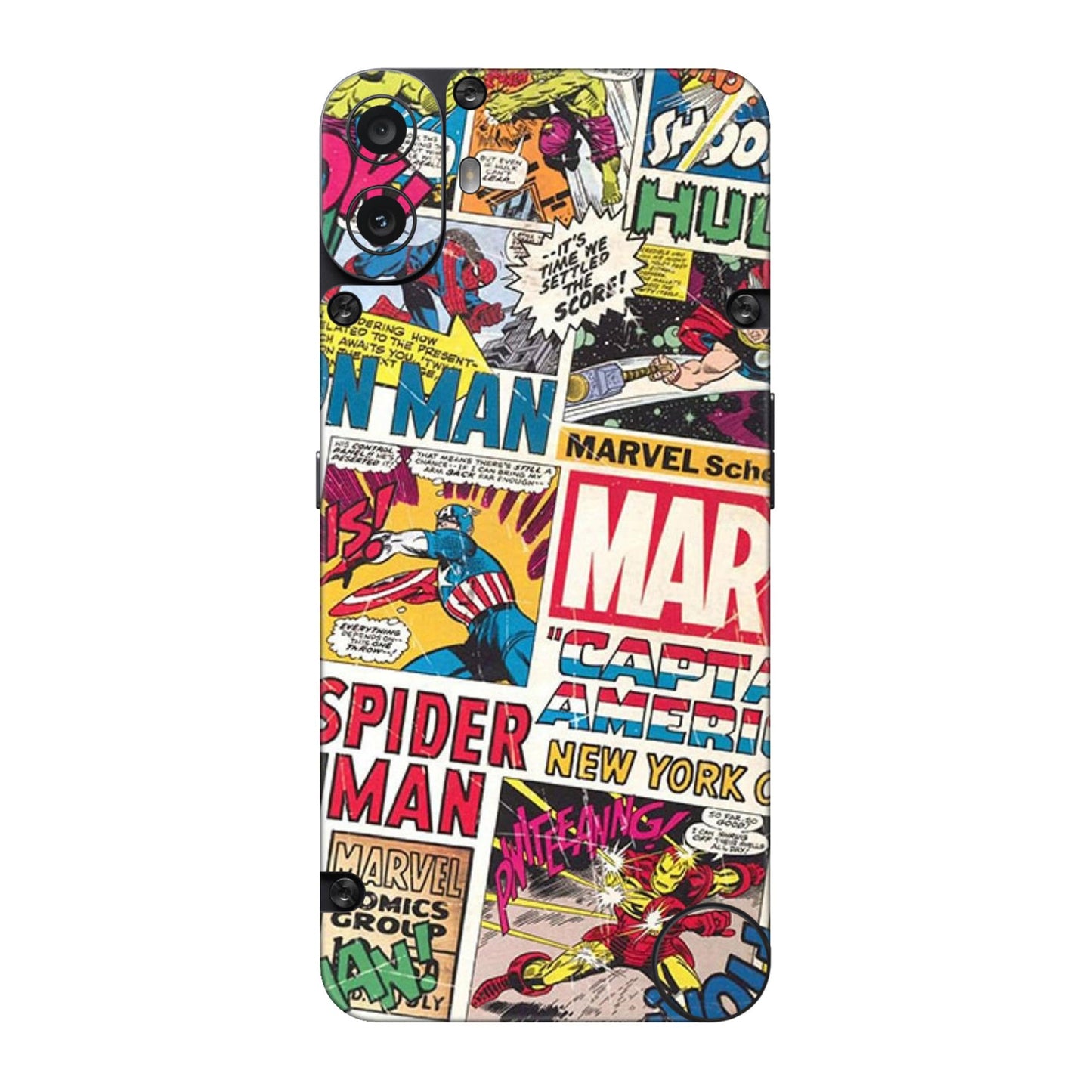 Vintage Marvel Comic Bomb Mobile Skin For CMF Phone 1 5g