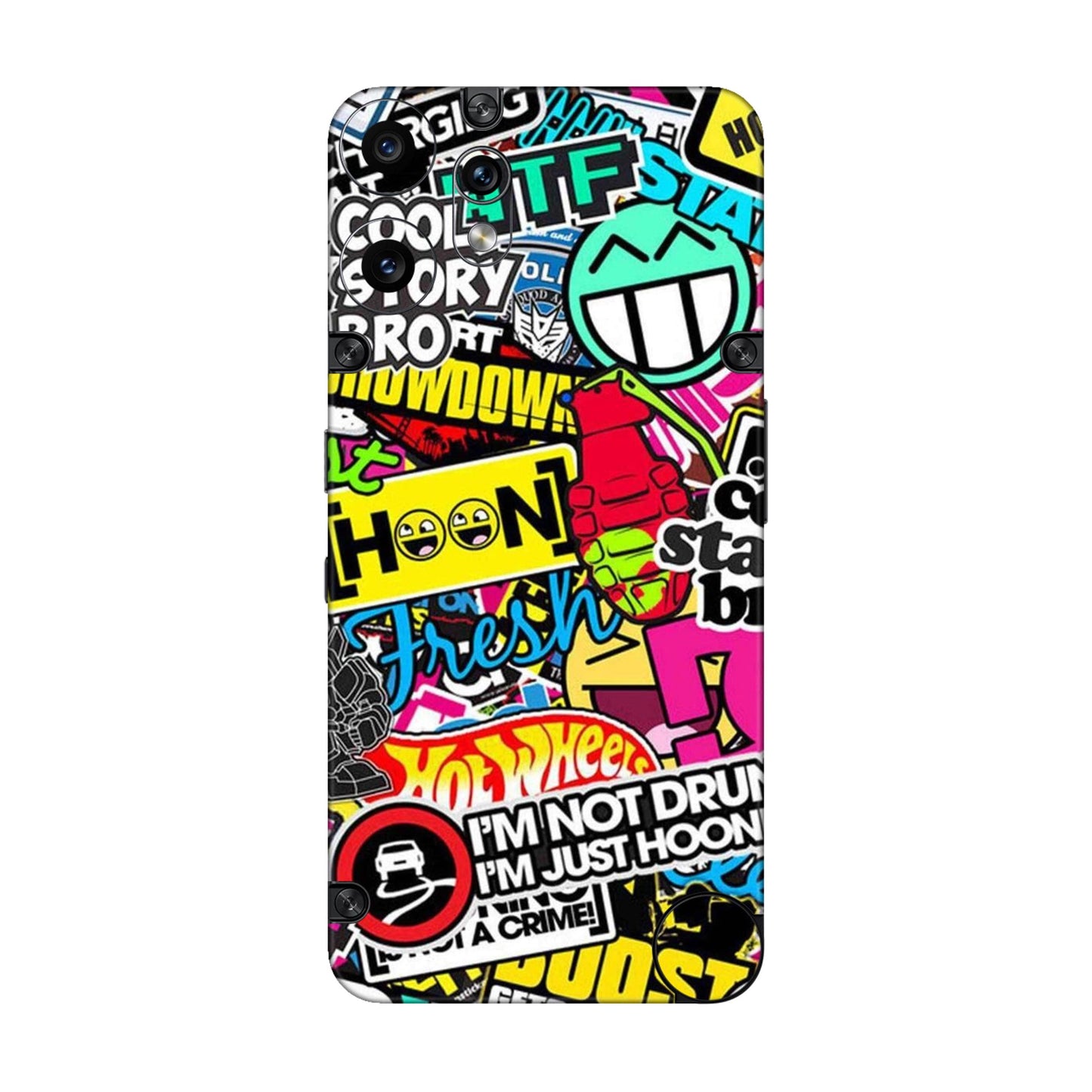 Hoonigan Sticker Bomb Mobile Skin For CMF Phone 2 Pro 5g