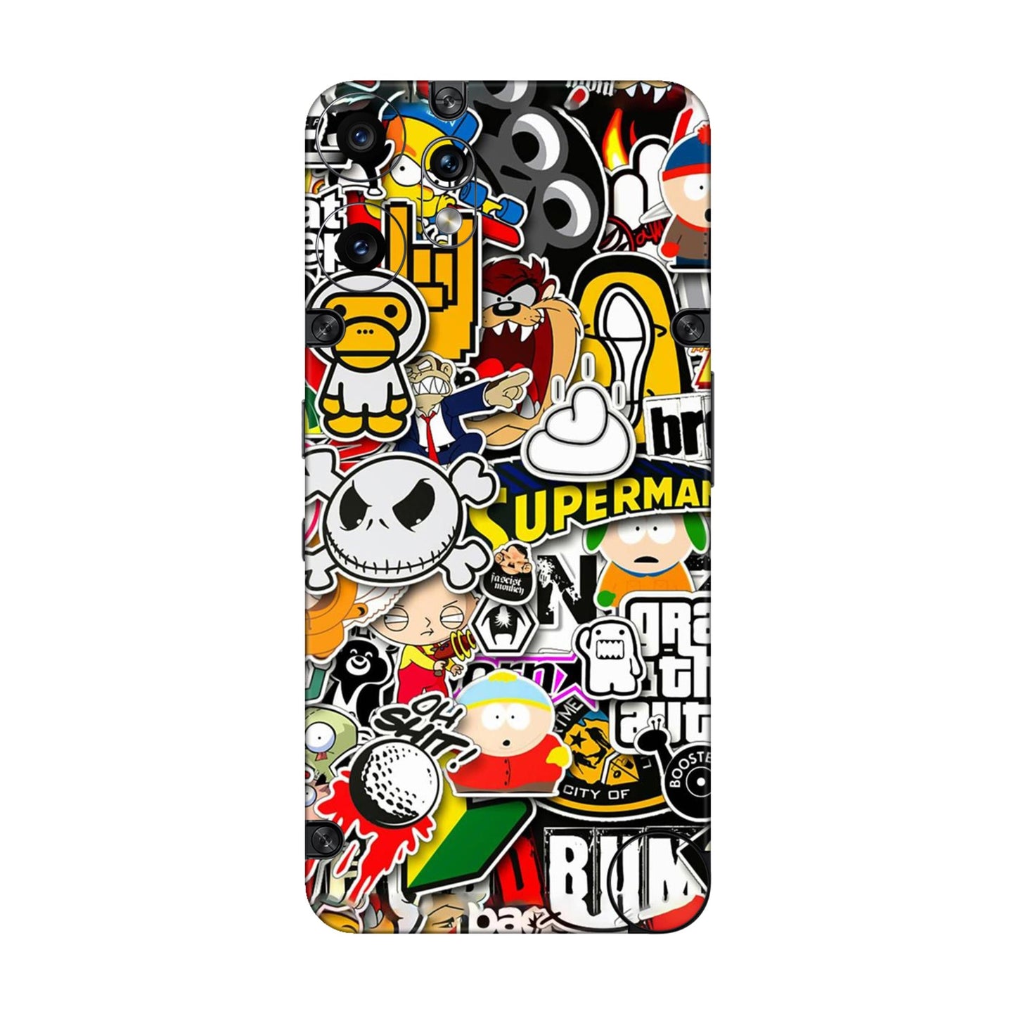 Sukuna Tongue Out Energy Mobile Skin For CMF Phone 2 Pro 5g