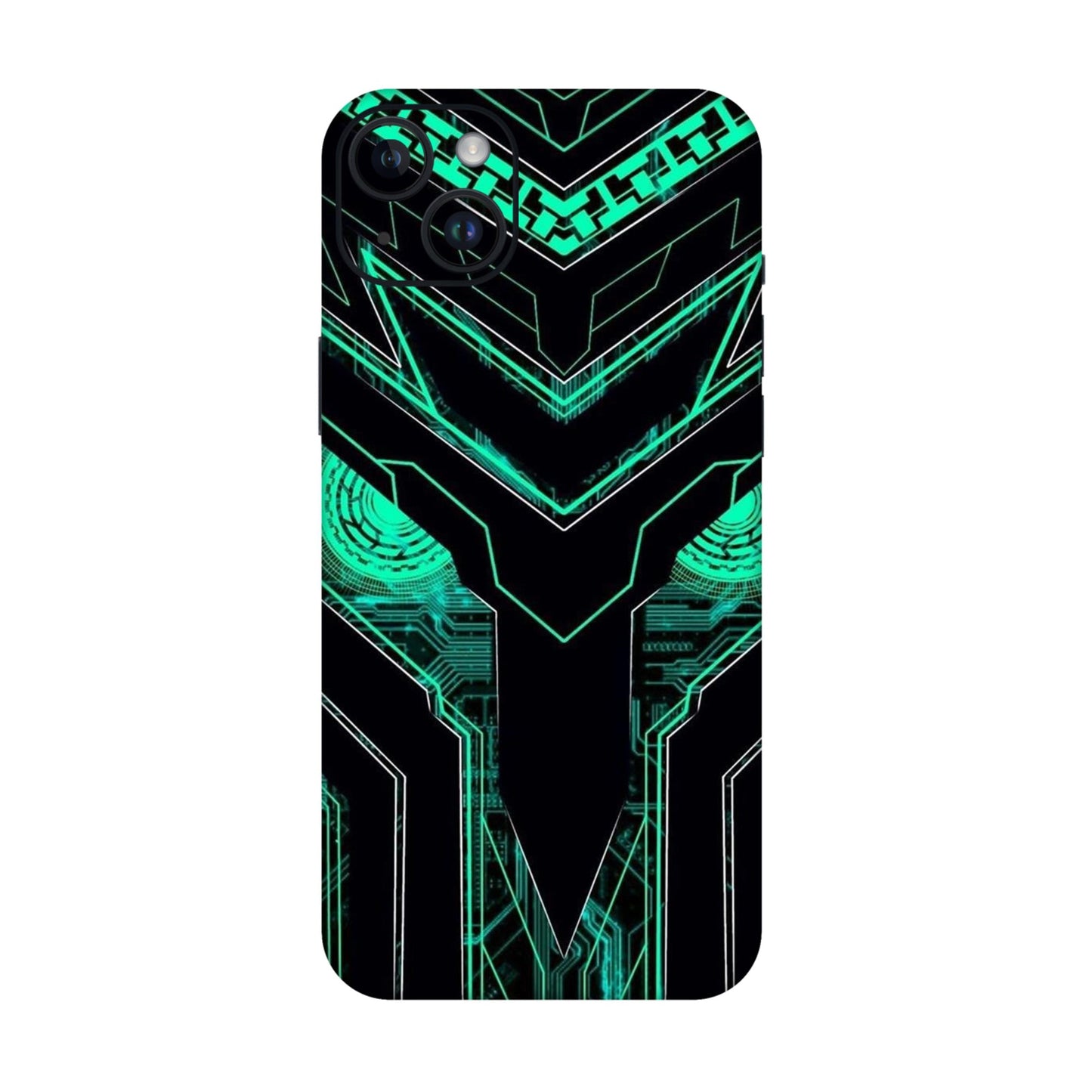 Neon Circuit Predator Mobile Skin For iPhone 14 Plus
