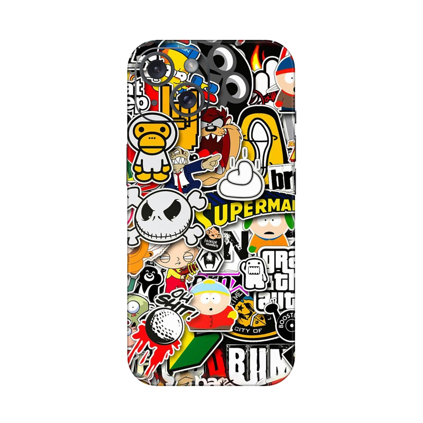 Sukuna Tongue Out Energy Mobile Skin For iPhone 15