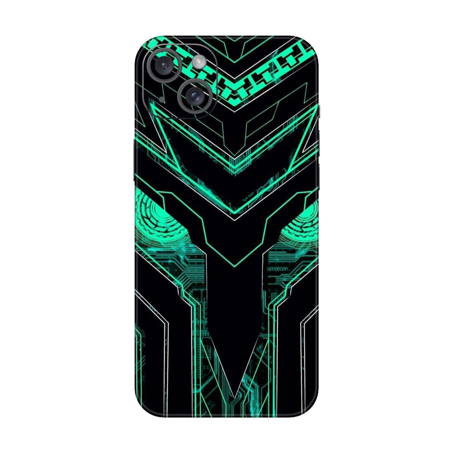 Neon Circuit Predator Mobile Skin For iPhone 15 Plus