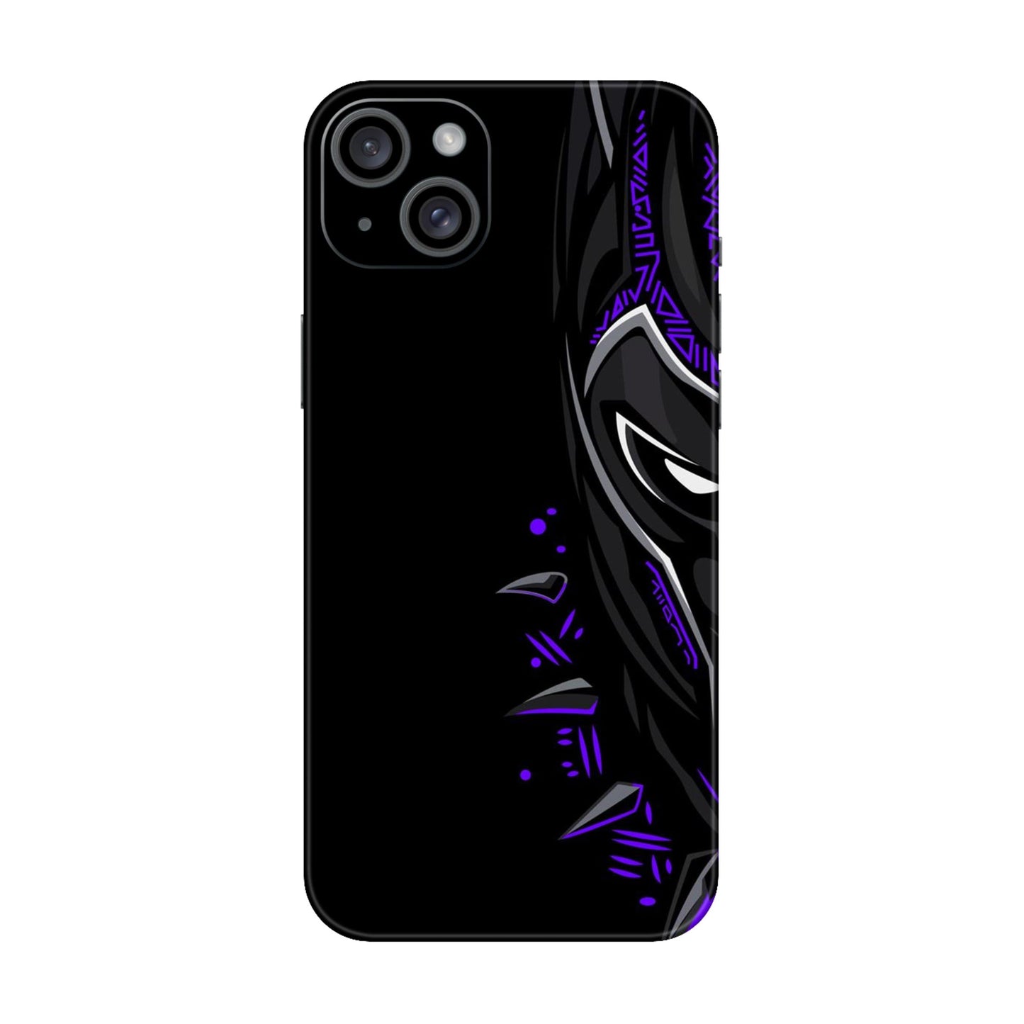 Neon Vibe Cat Mobile Skin For iPhone 15 Plus
