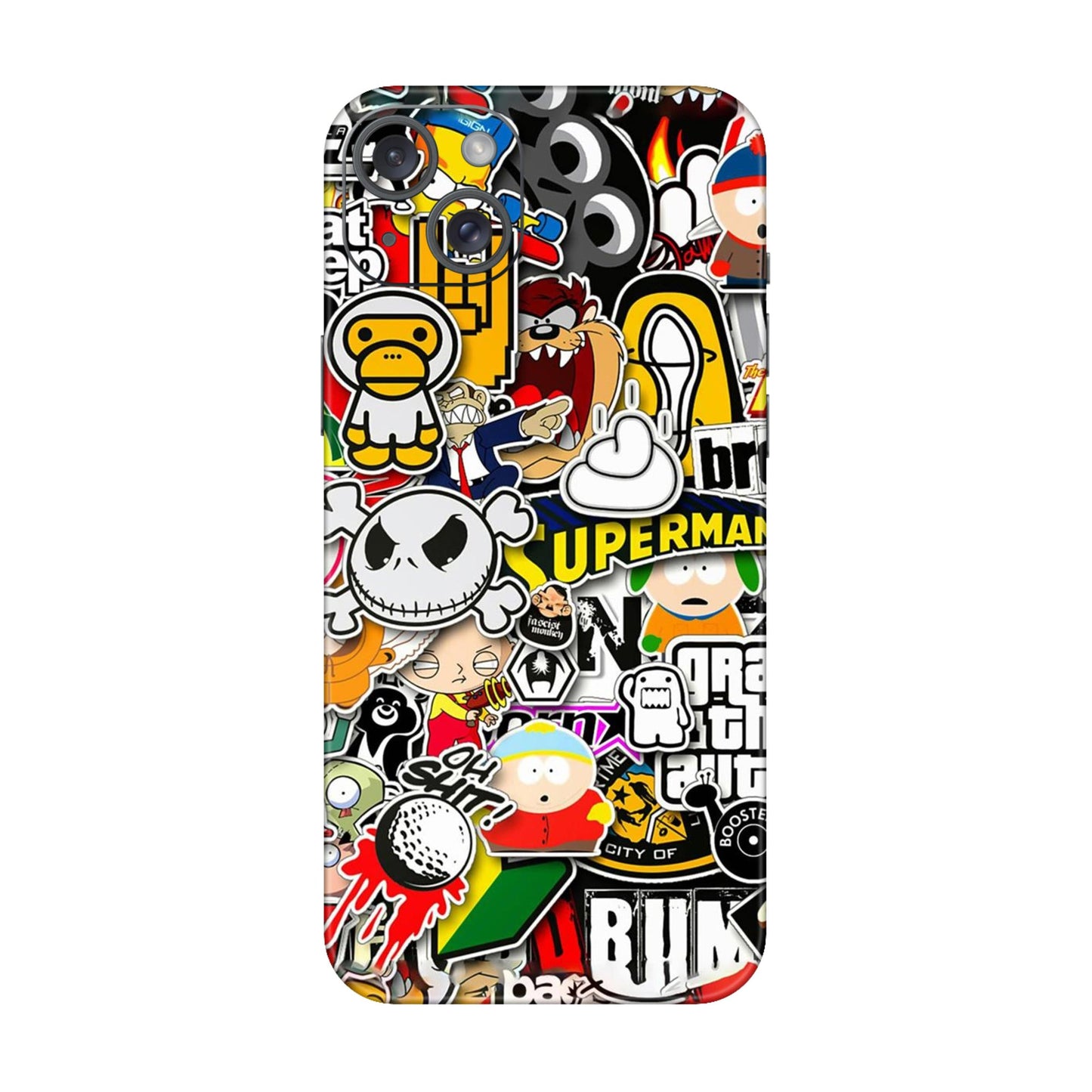 Sukuna Tongue Out Energy Mobile Skin For iPhone 15 Plus