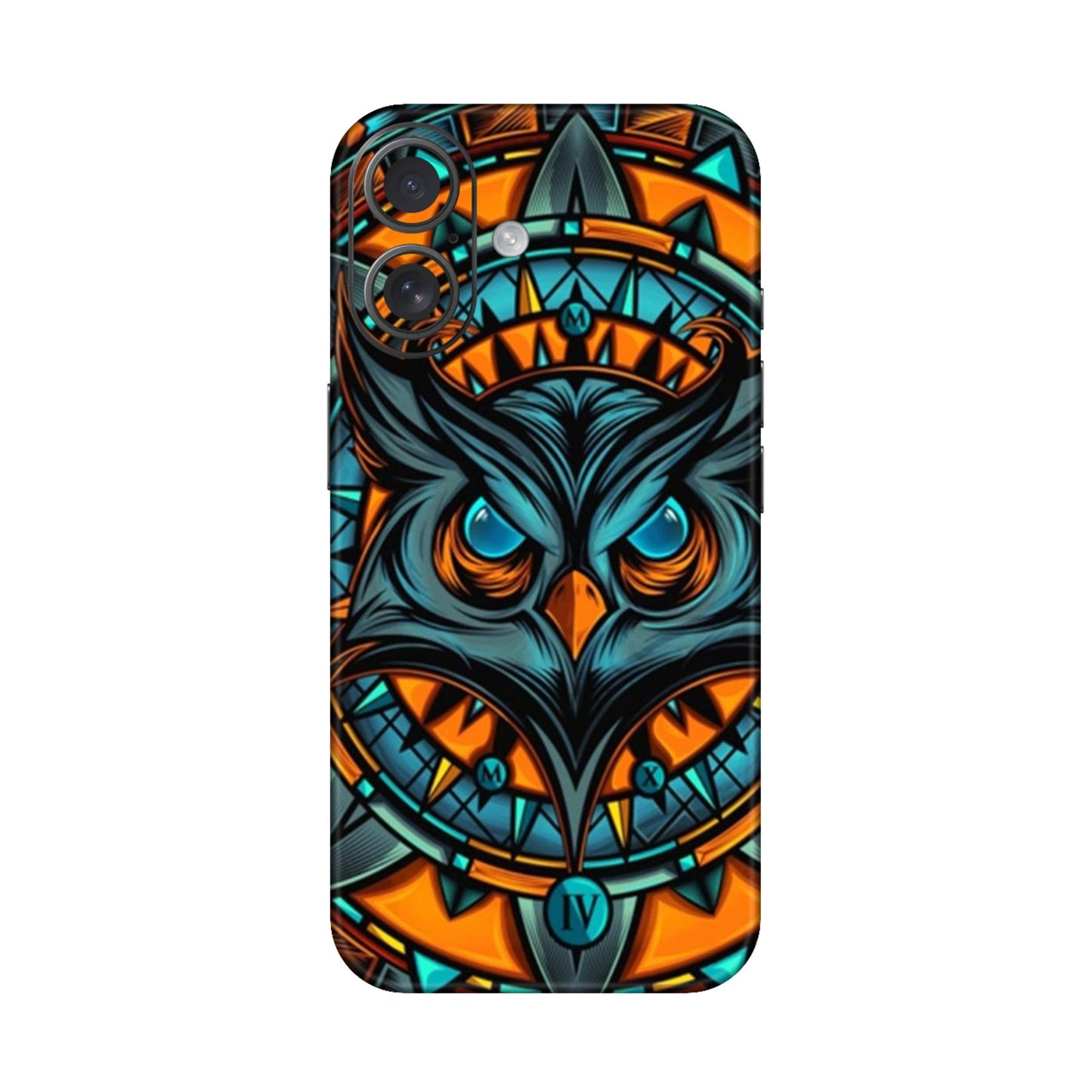 Spirit Owl Mandala Mobile Skin For iPhone 16