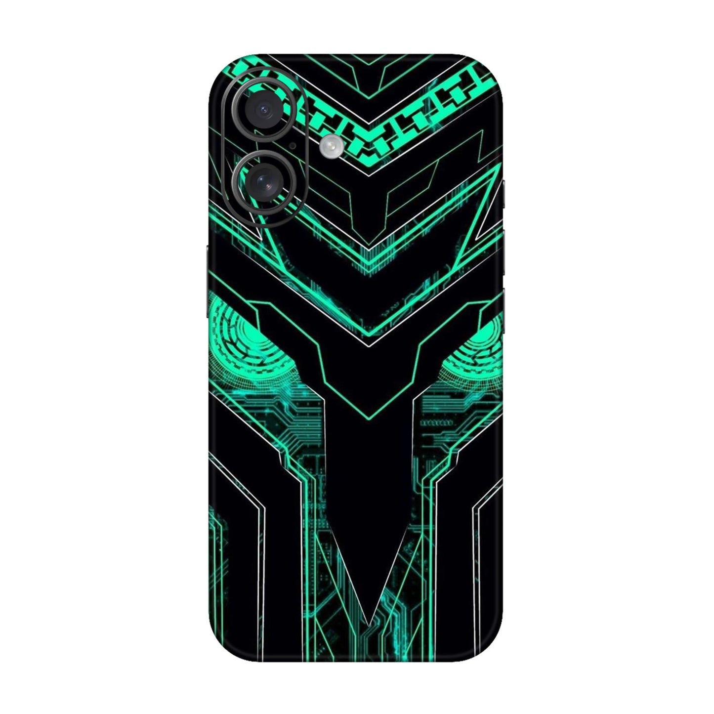 Neon Circuit Predator Mobile Skin For iPhone 16 Plus