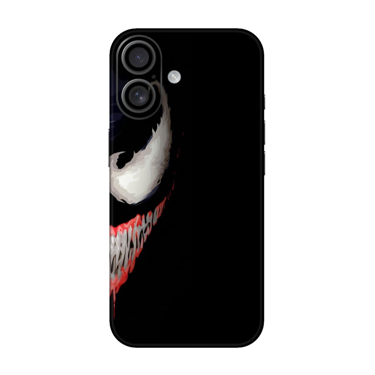 Vibranium Half Mask Mobile Skin For iPhone 16 Plus