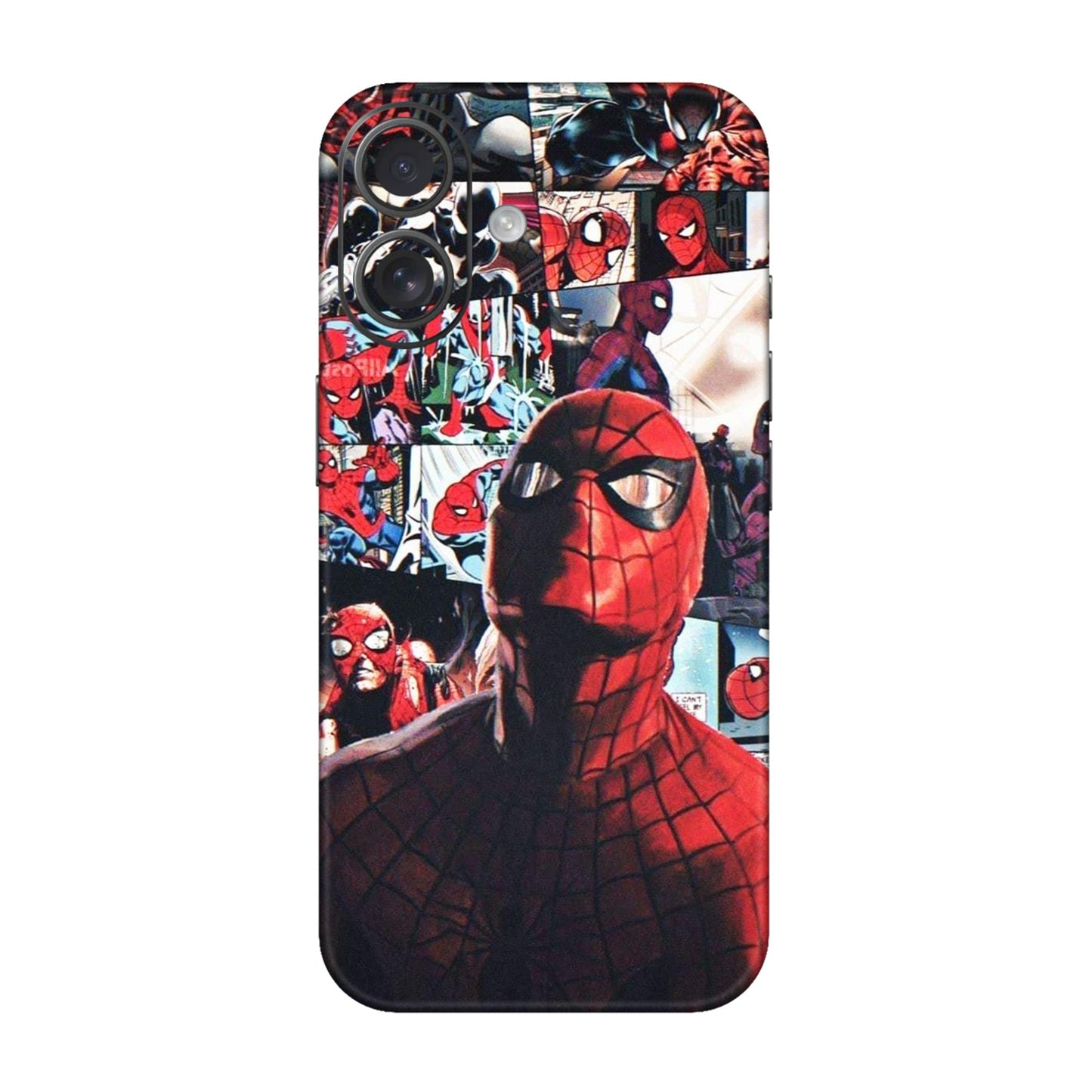 Vintage Spider Man Collage Mobile Skin For iPhone 16 Plus