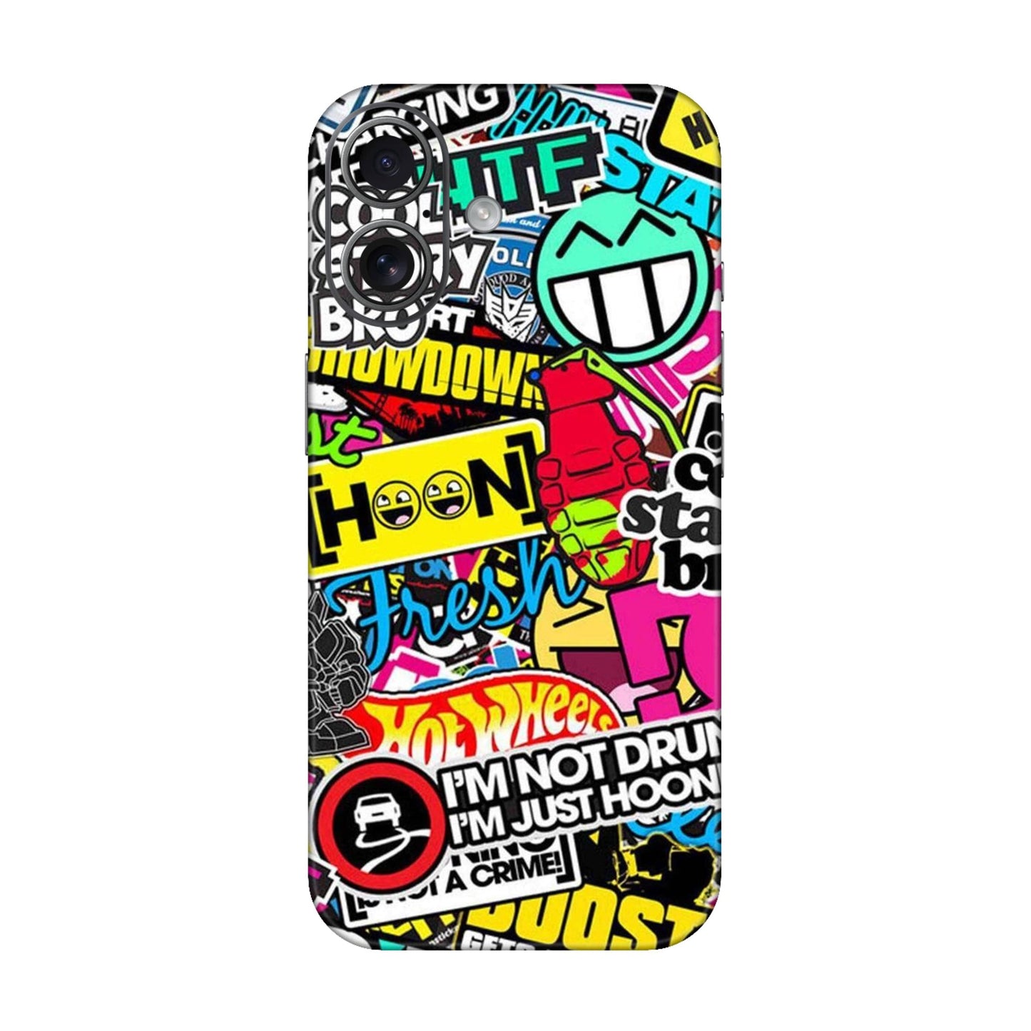 Hoonigan Sticker Bomb Mobile Skin For iPhone 17