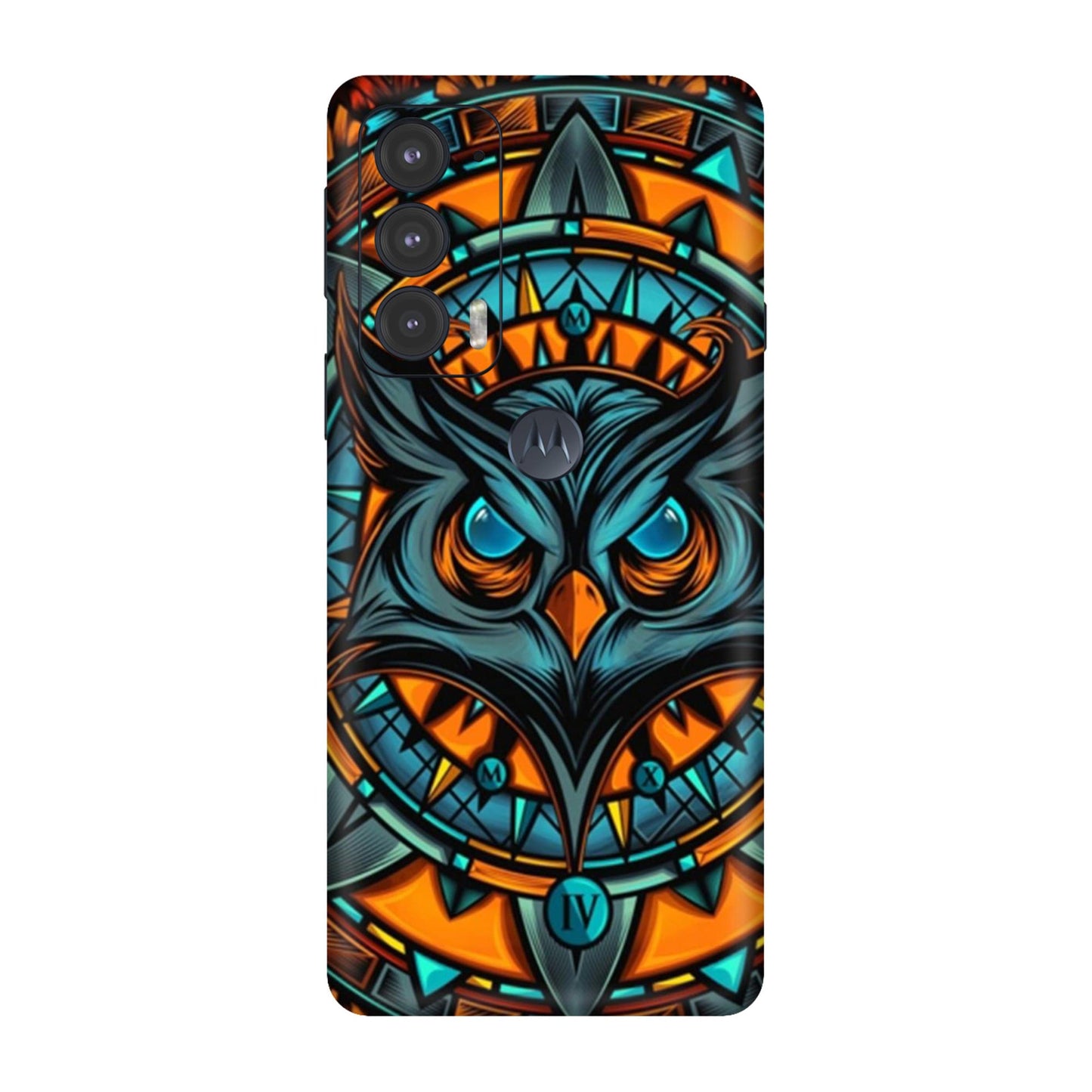 Spirit Owl Mandala Mobile Skin For Motorola Edge 20