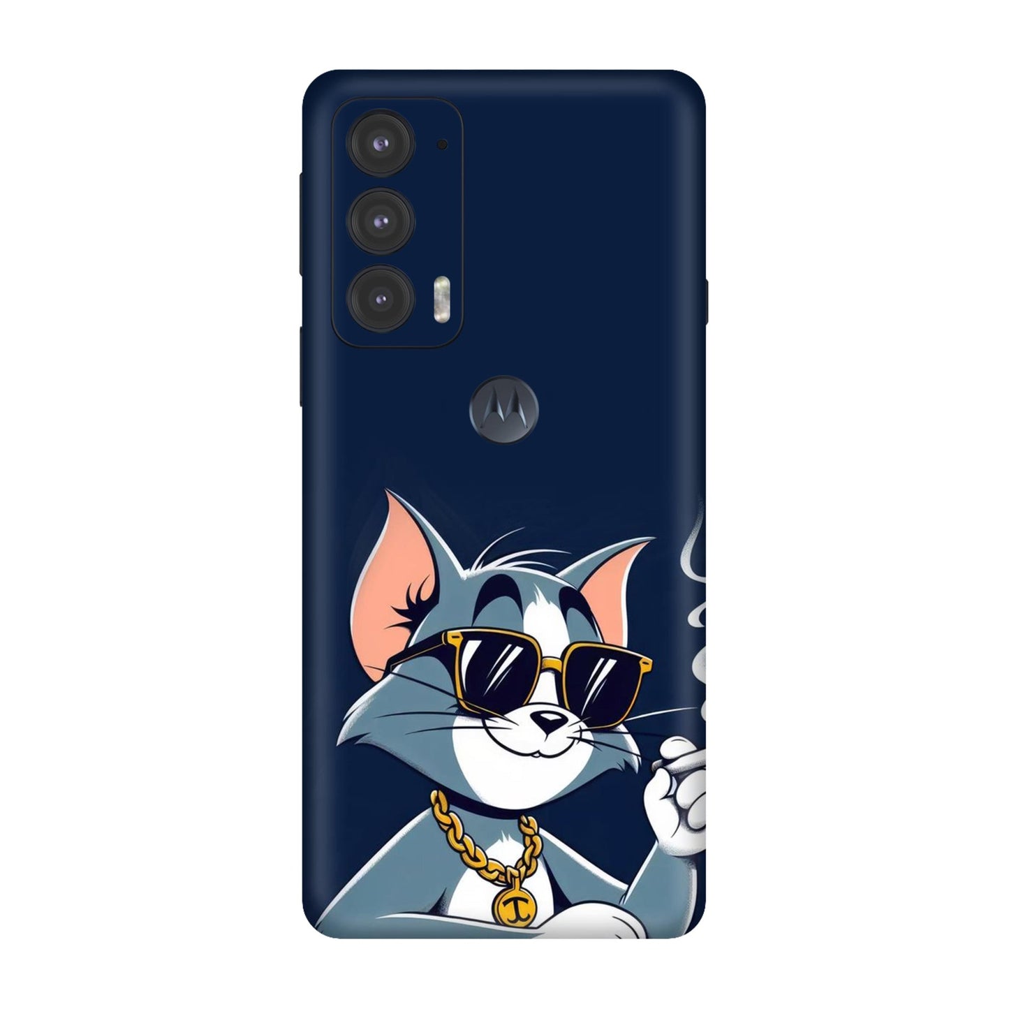 Tom the Boss Cat Mobile Skin For Motorola Edge 20