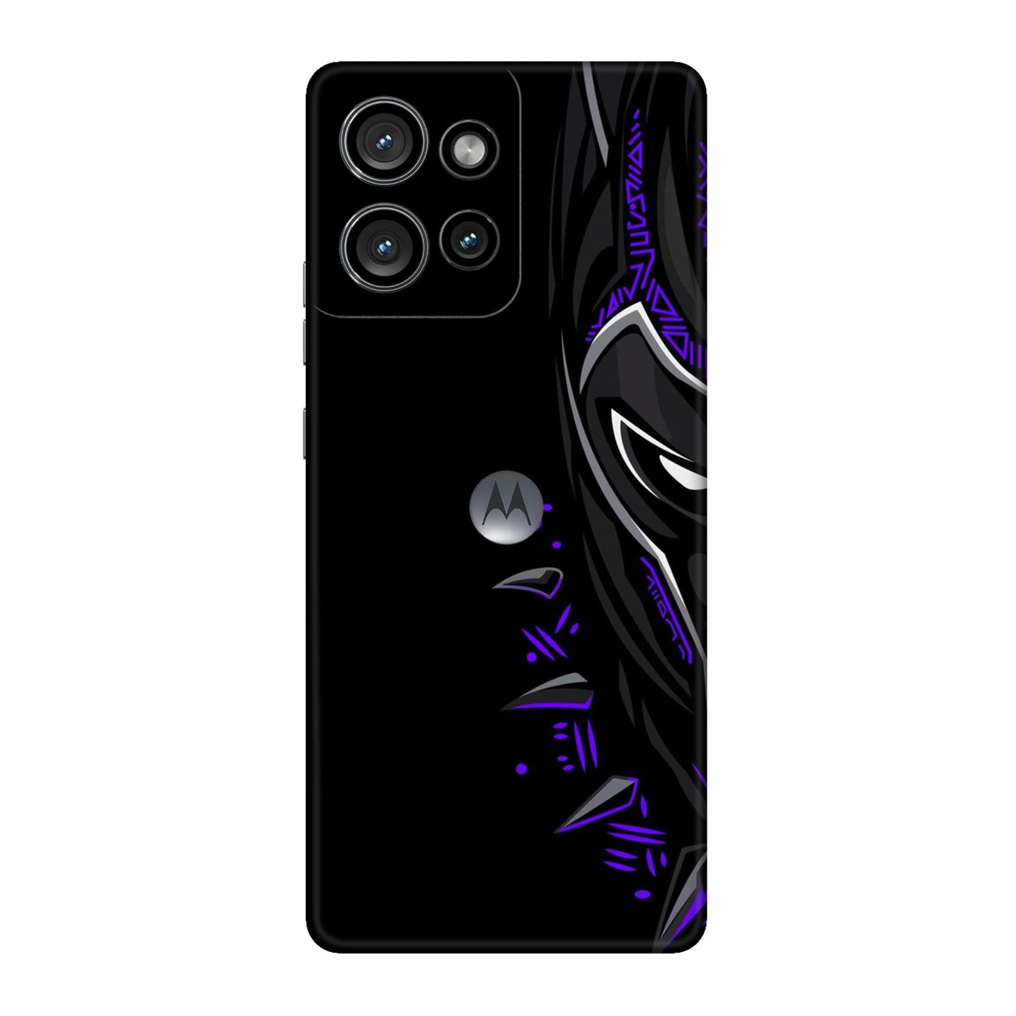 Neon Vibe Cat Mobile Skin For Motorola Edge 50