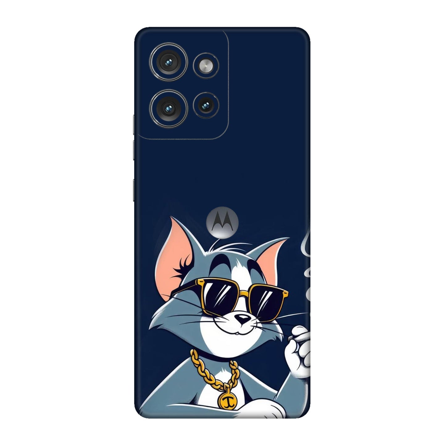 Tom the Boss Cat Mobile Skin For Motorola Edge 50